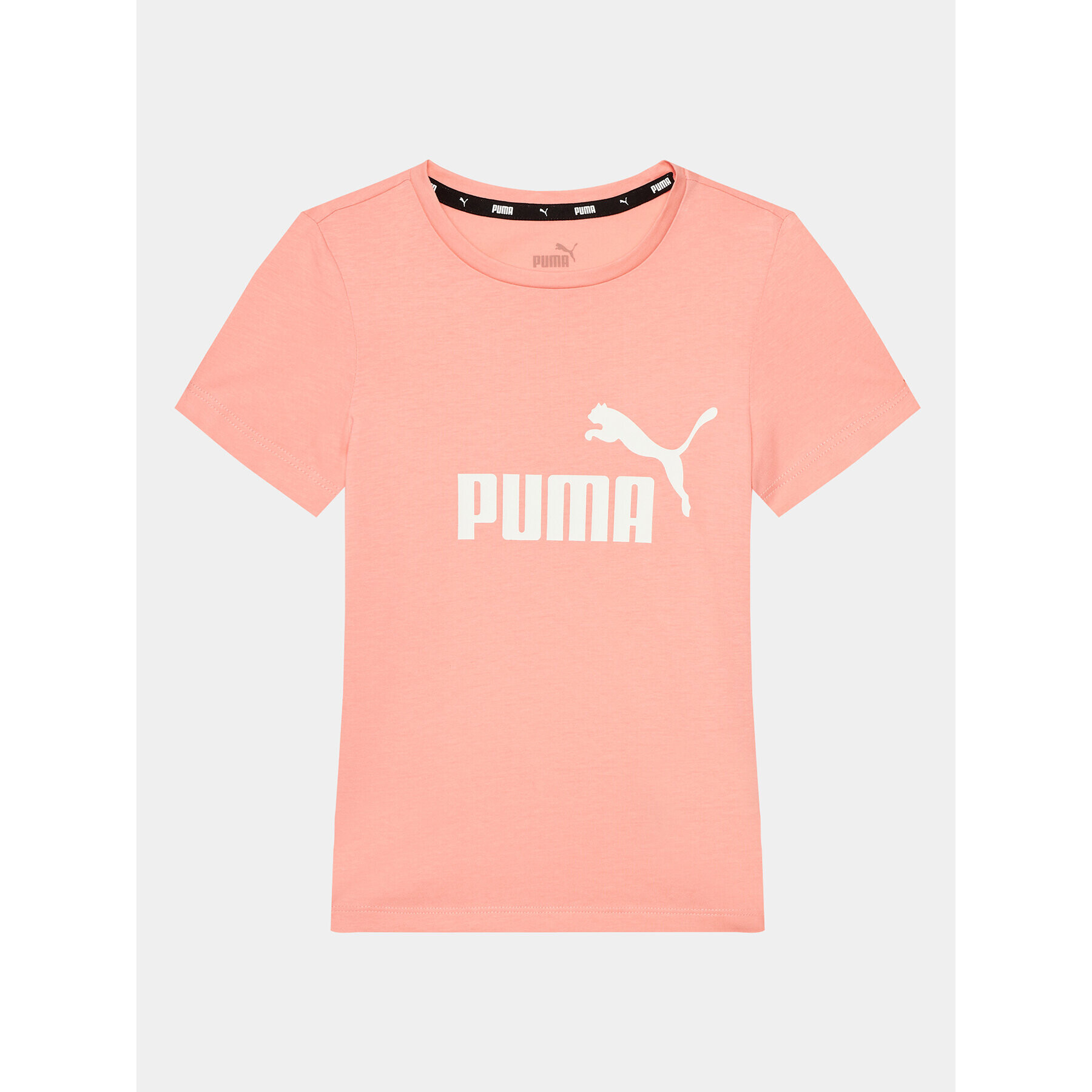 Puma T-Shirt Ess Logo 587029 Oranžová Regular Fit - Pepit.cz