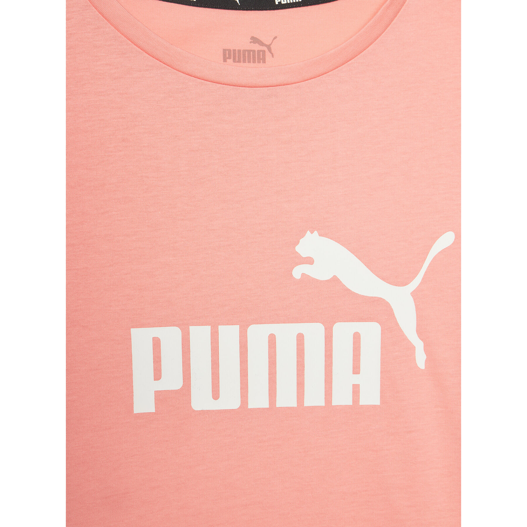 Puma T-Shirt Ess Logo 587029 Oranžová Regular Fit - Pepit.cz