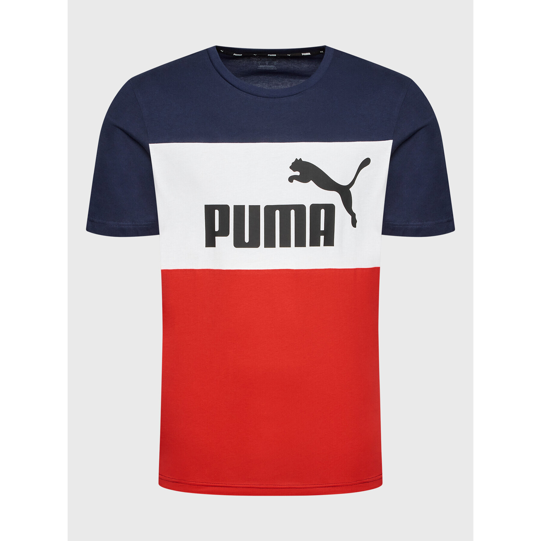 Puma T-Shirt Essentials+ Colorblock 848770 Barevná Regular Fit - Pepit.cz