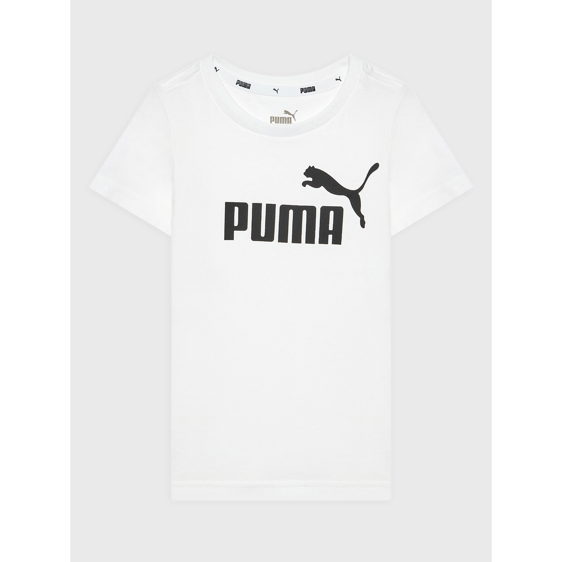 Puma T-Shirt Essentials Logo 586960 Bílá Regular Fit - Pepit.cz