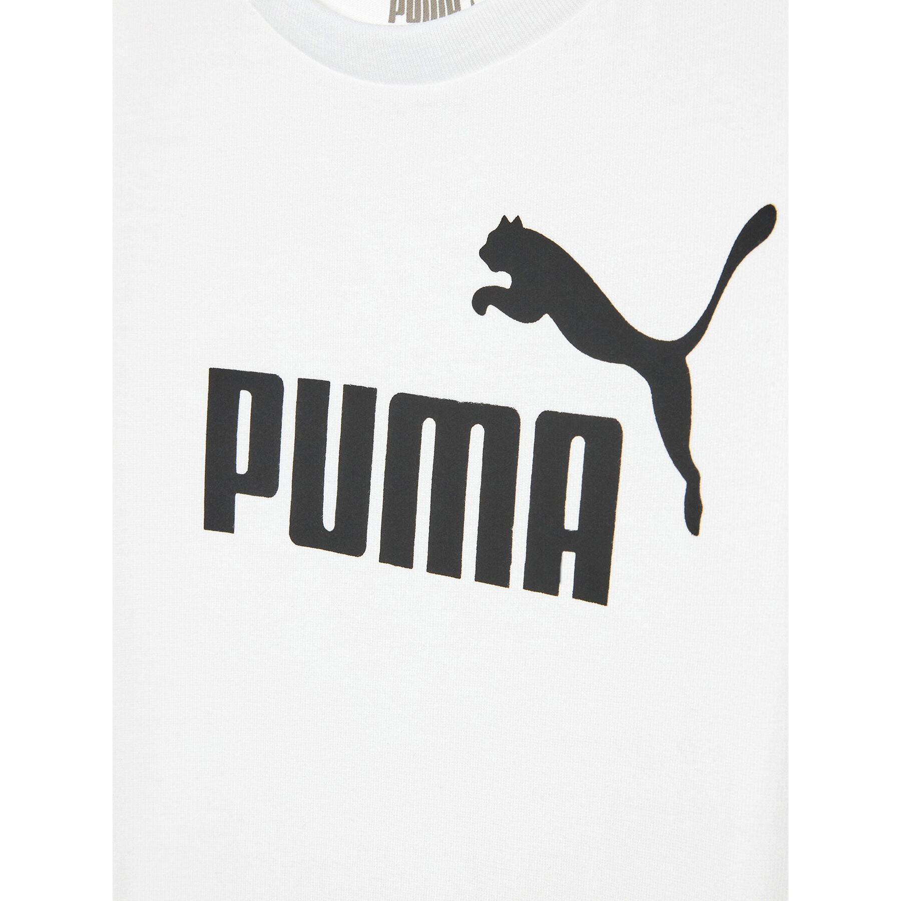 Puma T-Shirt Essentials Logo 586960 Bílá Regular Fit - Pepit.cz