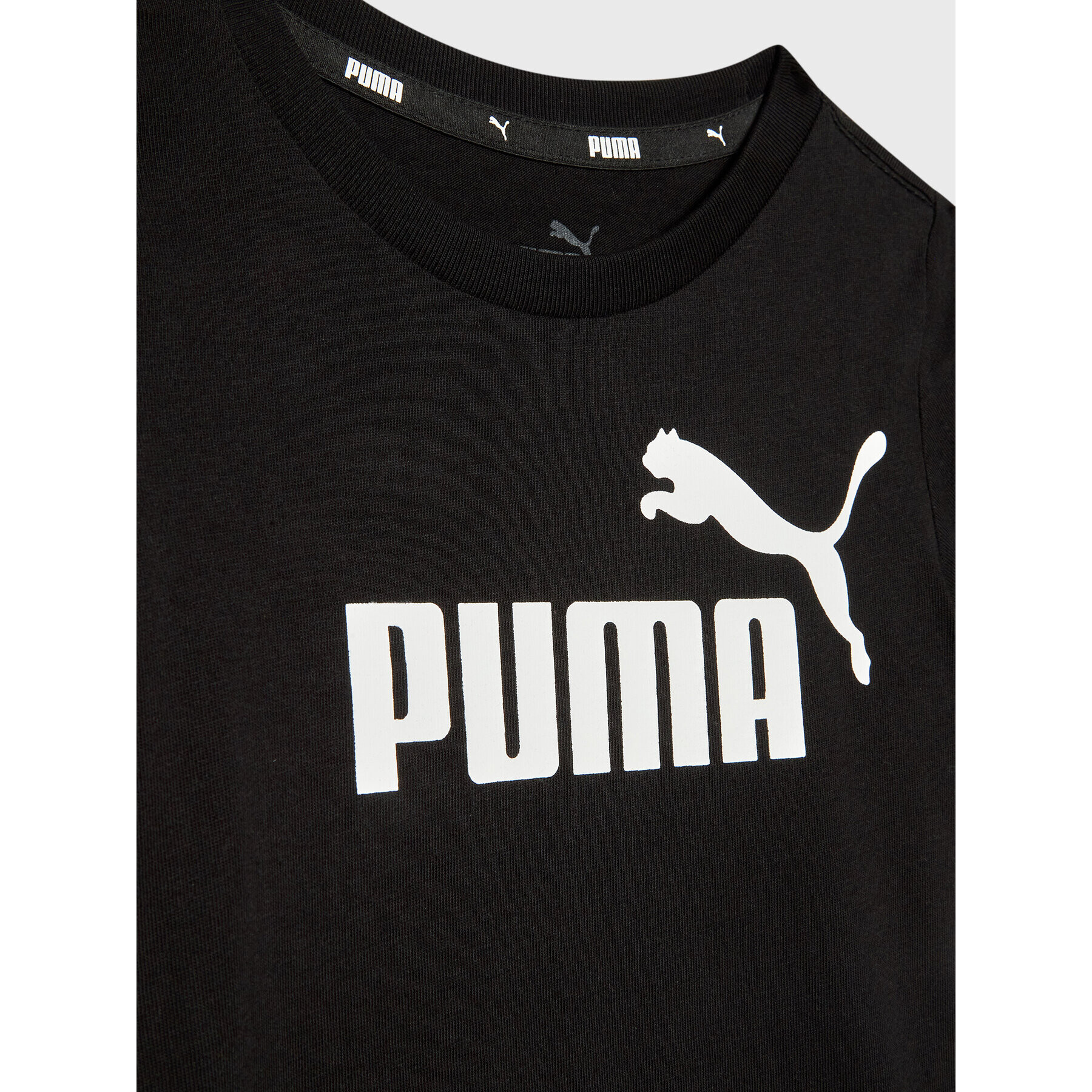 Puma T-Shirt Essentials Logo 586960 Černá Regular Fit - Pepit.cz