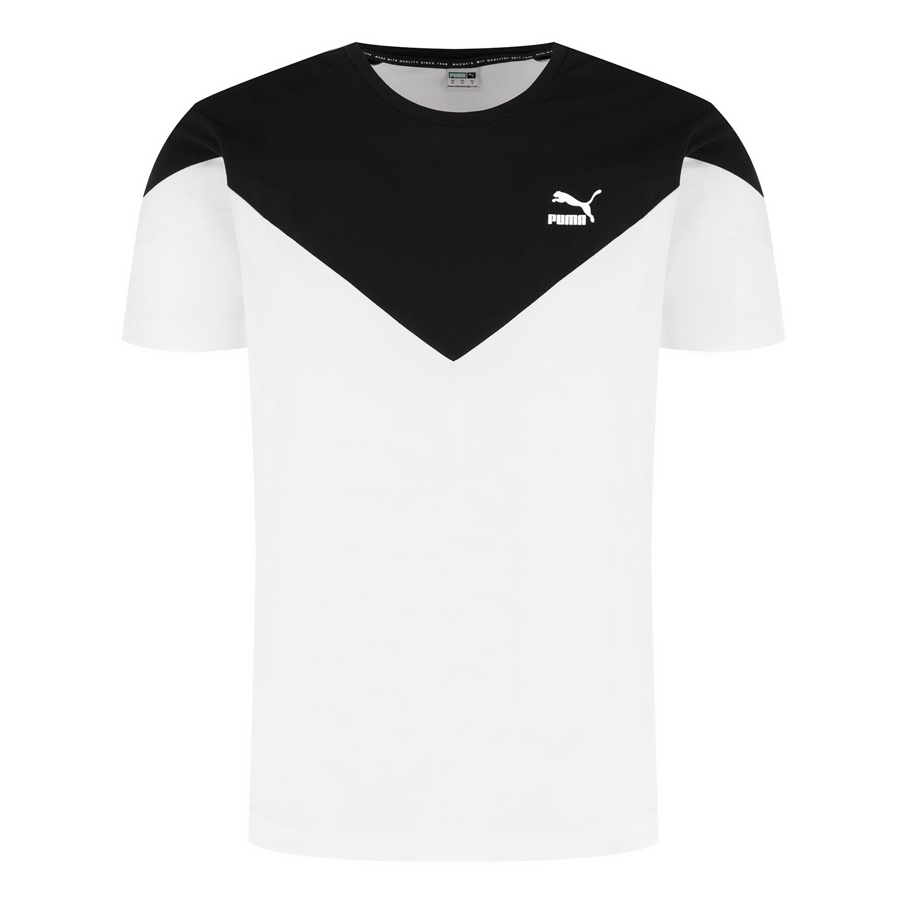 Puma T-Shirt Iconic Mcs Tee 596444 Bílá Slim Fit - Pepit.cz