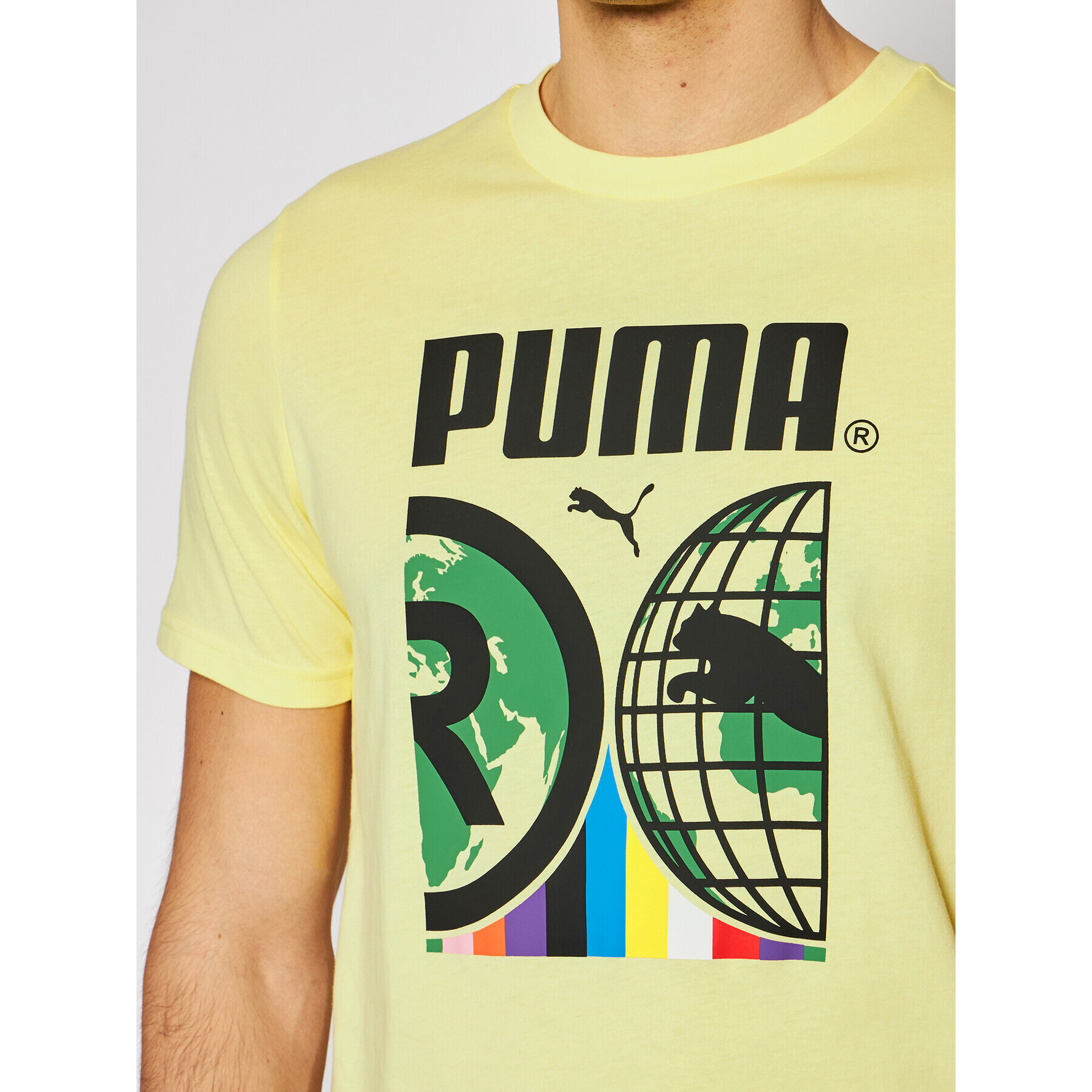 Puma T-Shirt Intl 599804 Žlutá Regular Fit - Pepit.cz