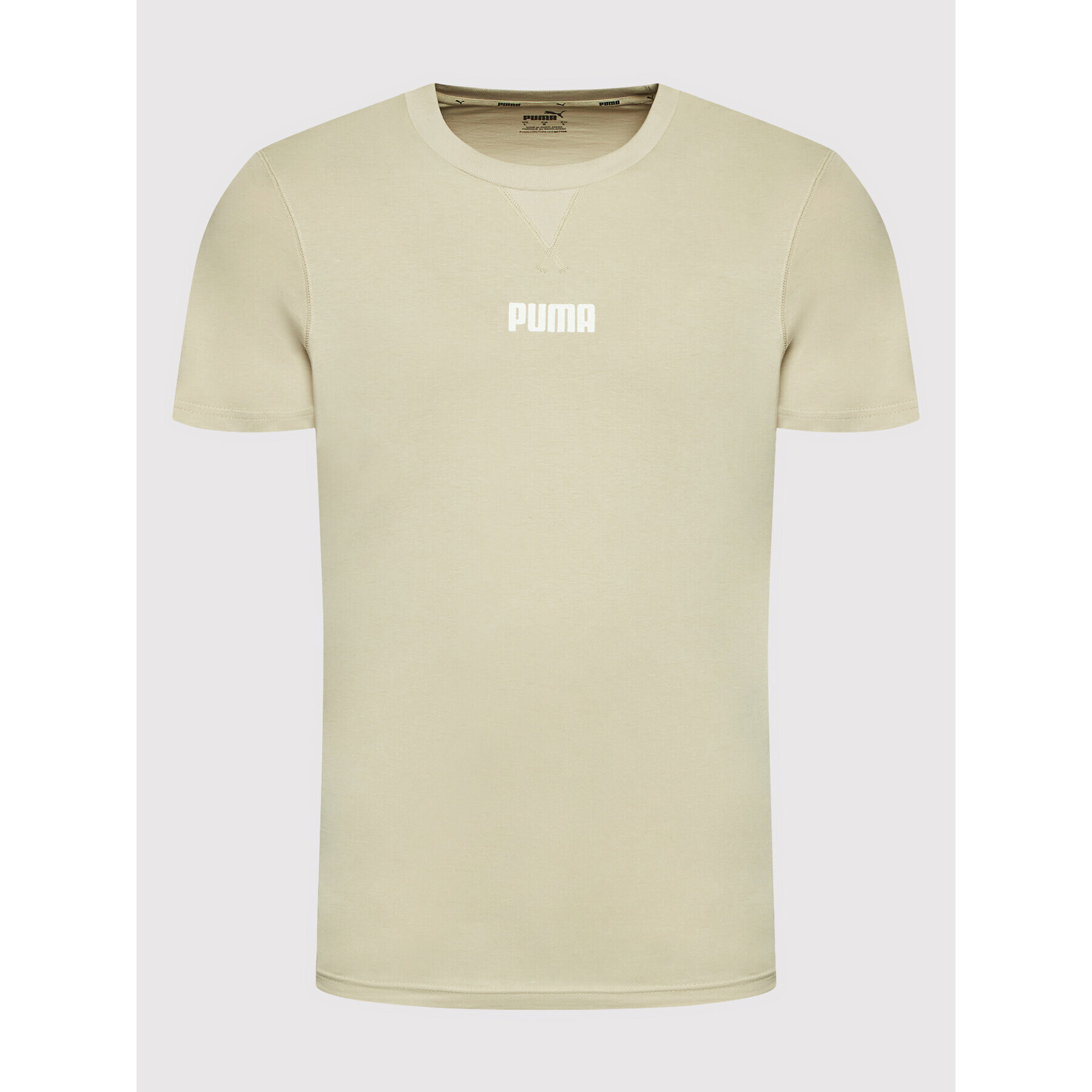 Puma T-Shirt Modern Basics 847407 Béžová Regular Fit - Pepit.cz