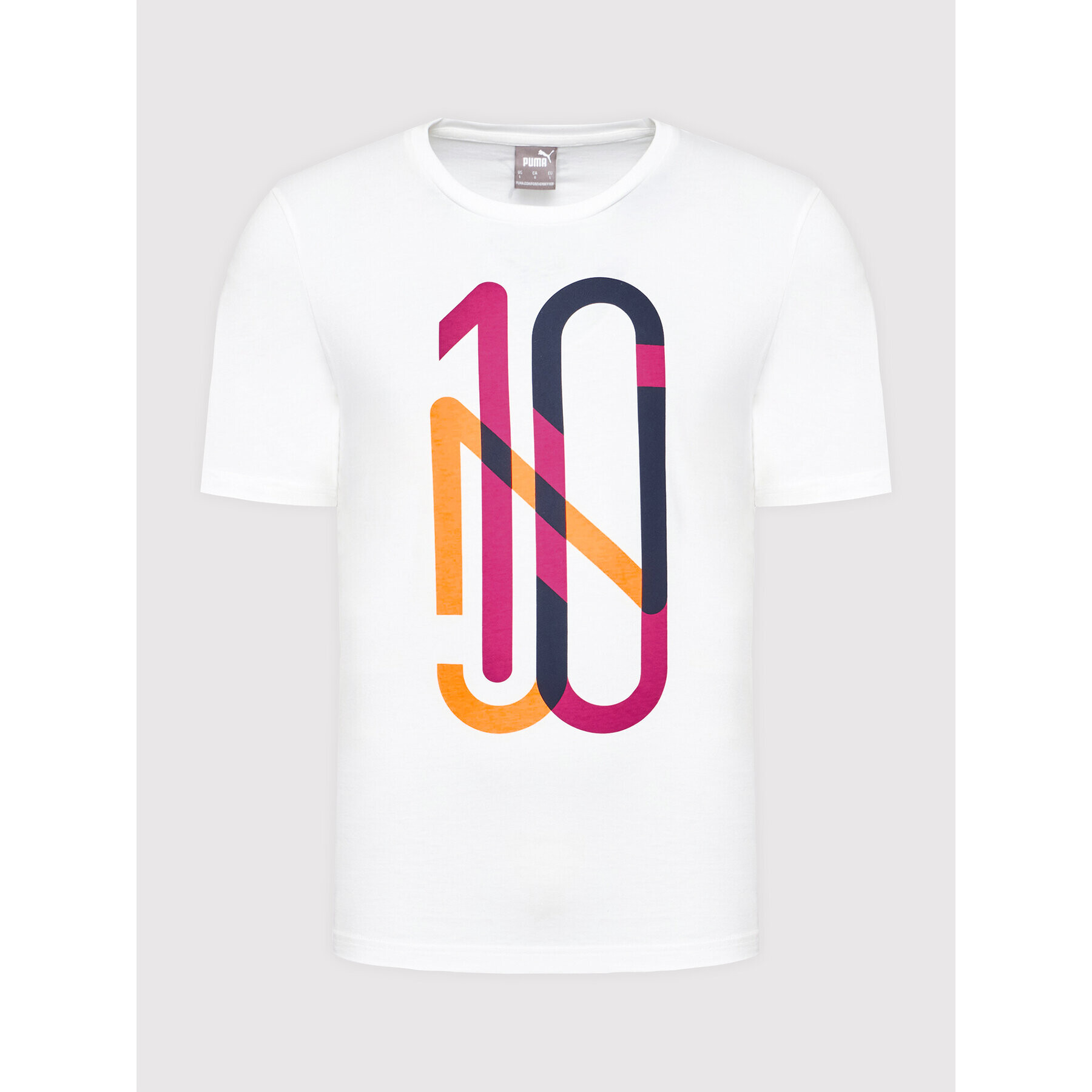 Puma T-Shirt NEYMAR JR Flare Graphic Tee 605618 Bílá Regular Fit - Pepit.cz