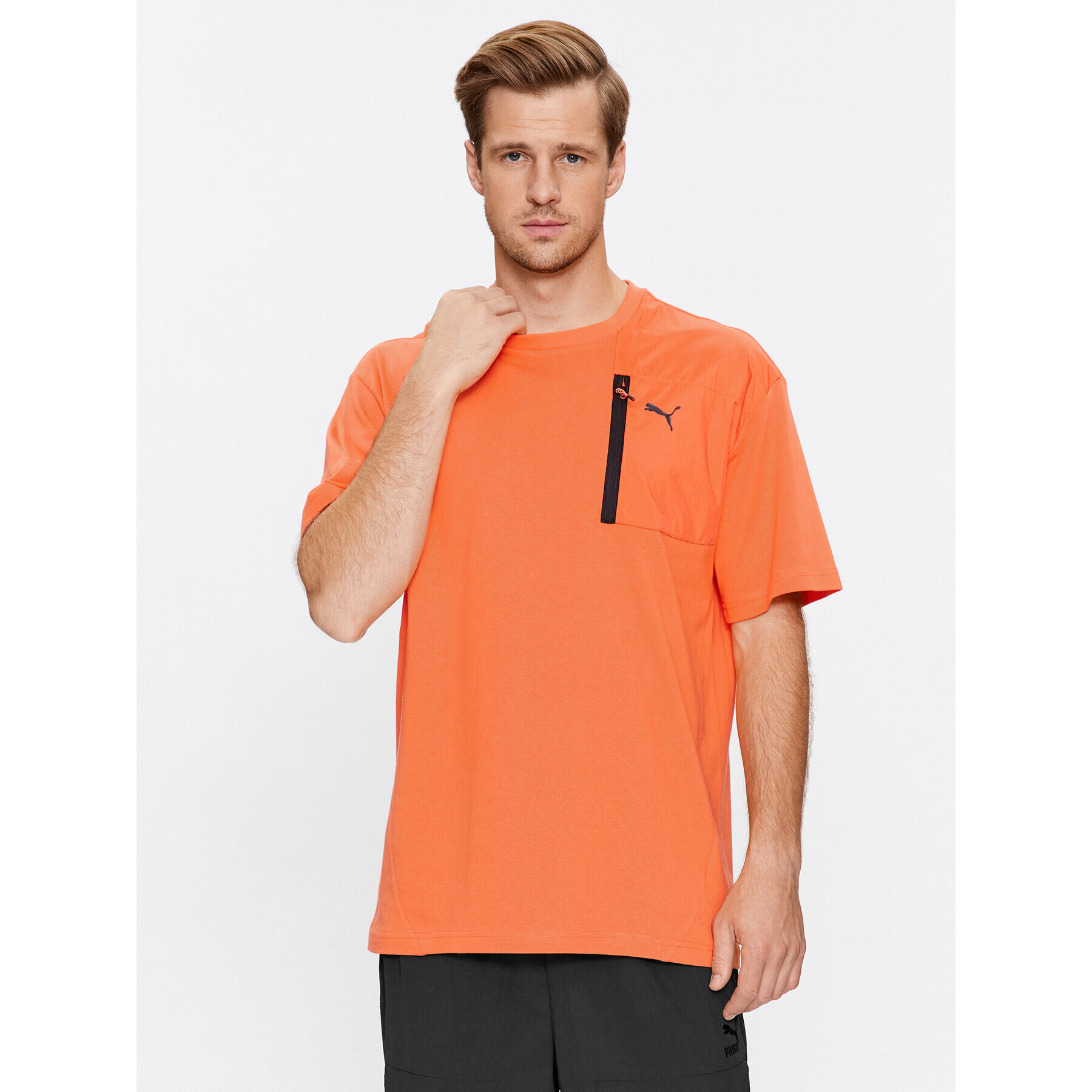 Puma T-Shirt Open Road 675895 Oranžová Regular Fit - Pepit.cz