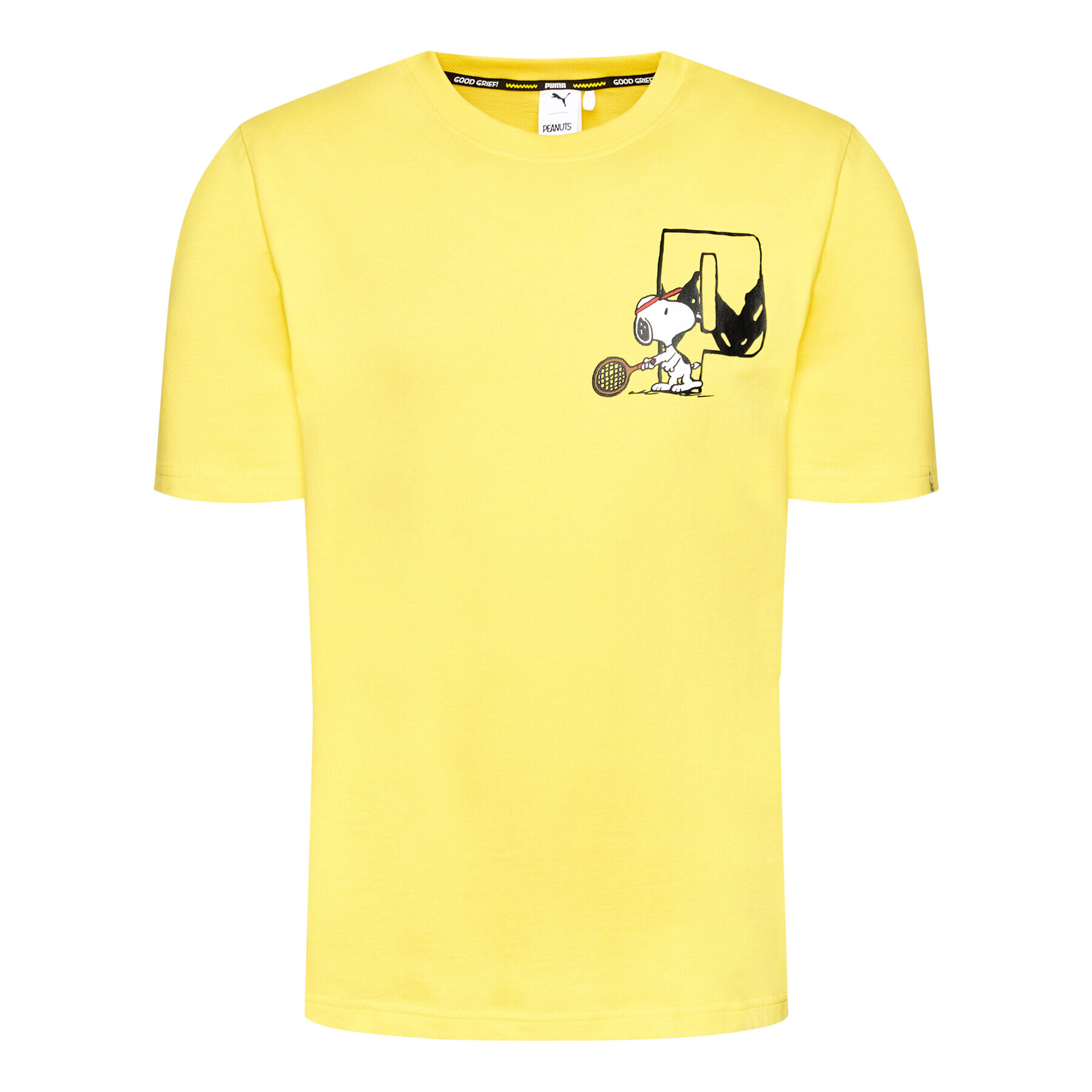 Puma T-Shirt PEANUTS 530616 Žlutá Regular Fit - Pepit.cz