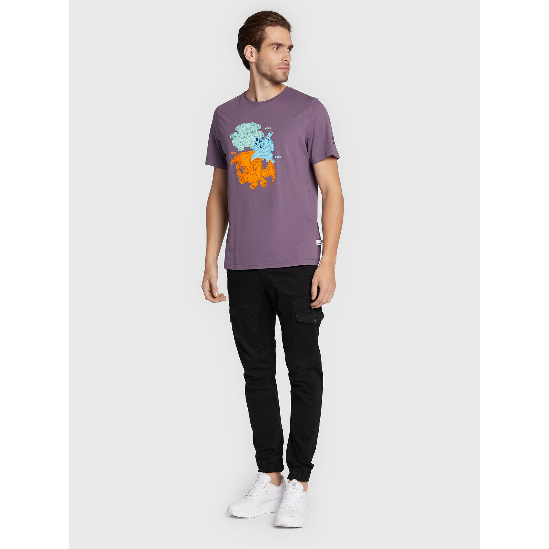 Puma T-Shirt Pokemon 536547 Fialová Regular Fit - Pepit.cz