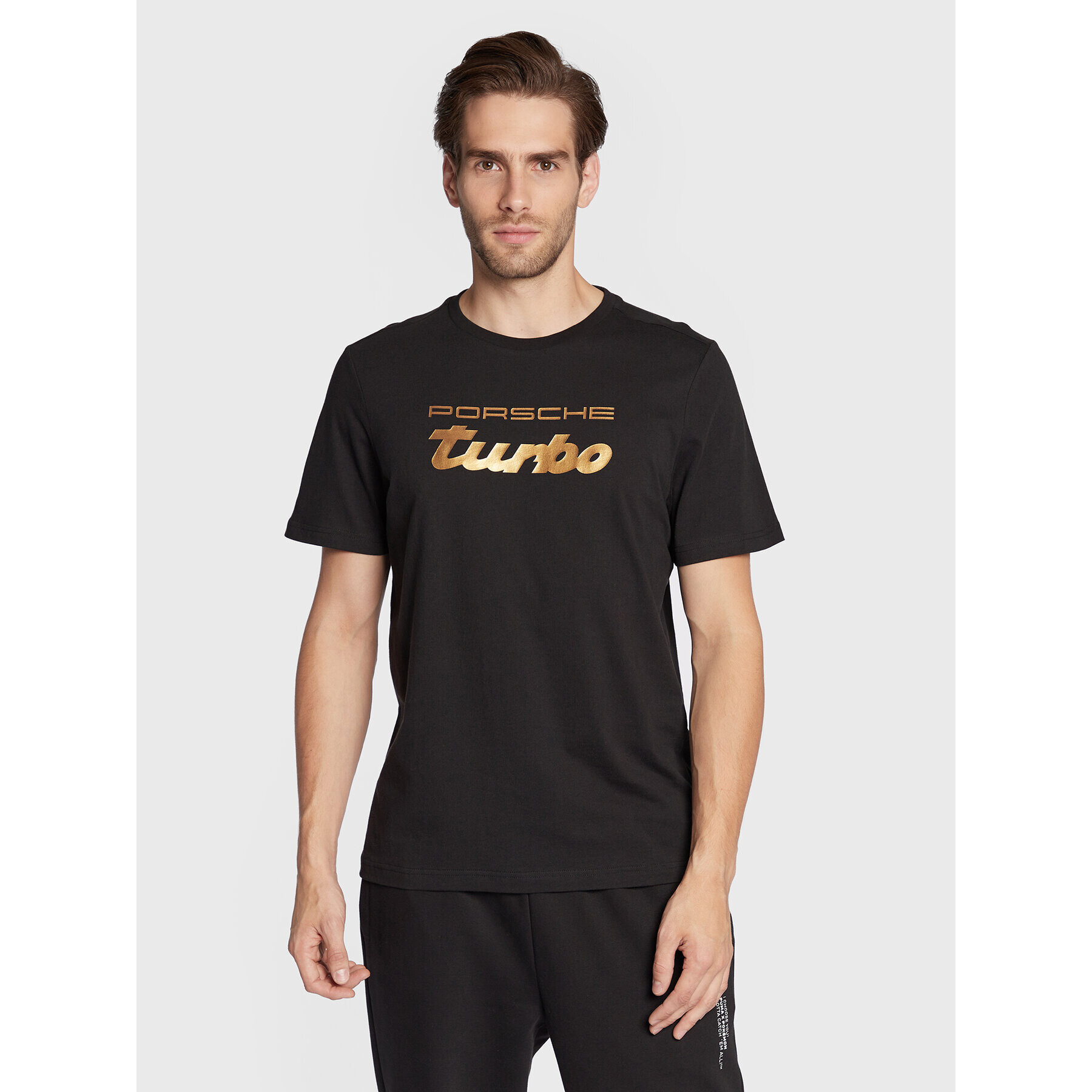 Puma T-Shirt Porsche Legacy Metal Energy 536729 Černá Regular Fit - Pepit.cz