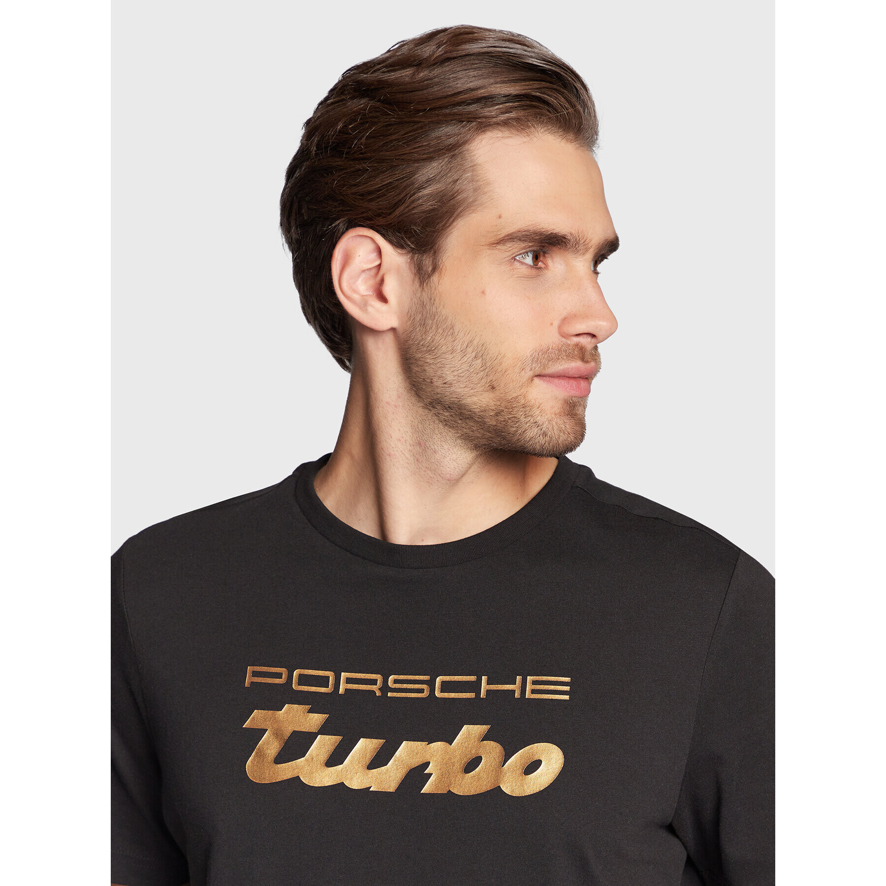 Puma T-Shirt Porsche Legacy Metal Energy 536729 Černá Regular Fit - Pepit.cz