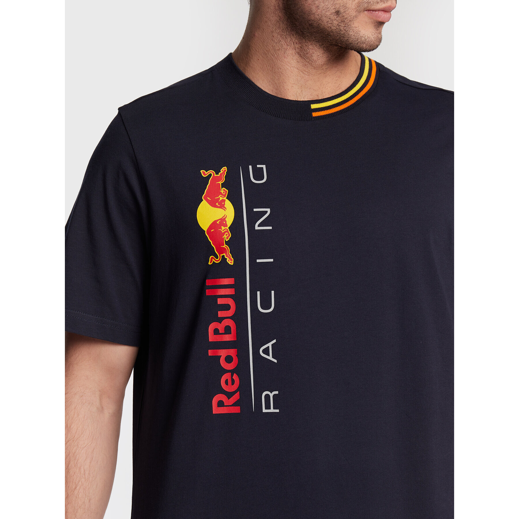 Puma T-Shirt Red Bull Racing Big Logo 536185 Tmavomodrá Regular Fit - Pepit.cz