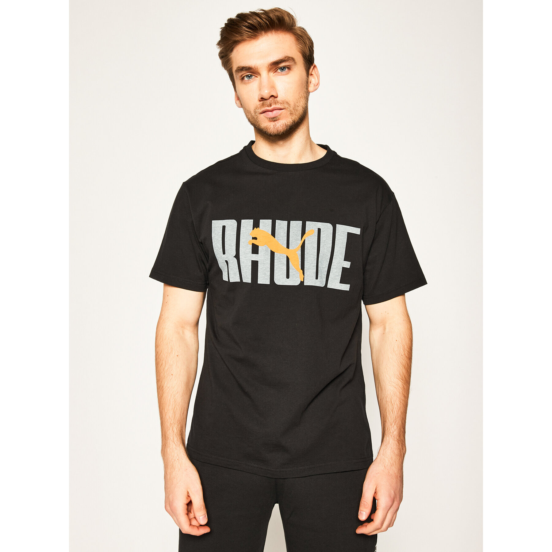 Puma T-Shirt Rhude Graphic 596757 Černá Regular Fit - Pepit.cz