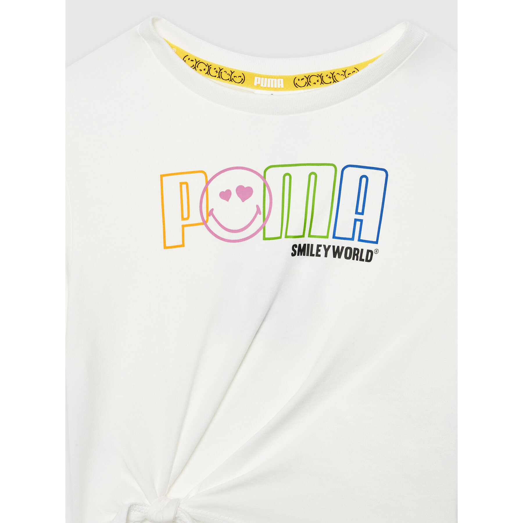 Puma T-Shirt SMILEY WORLD 846976 Bílá Relaxed Fit - Pepit.cz