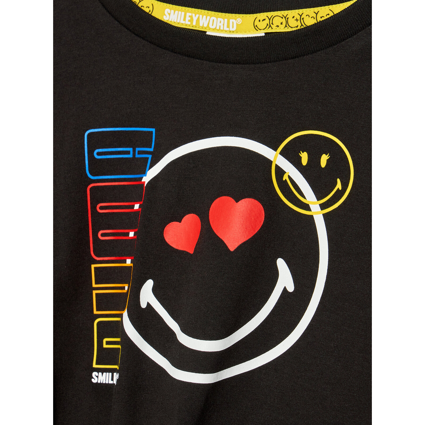 Puma T-Shirt SMILEY WORLD 846976 Černá Relaxed Fit - Pepit.cz