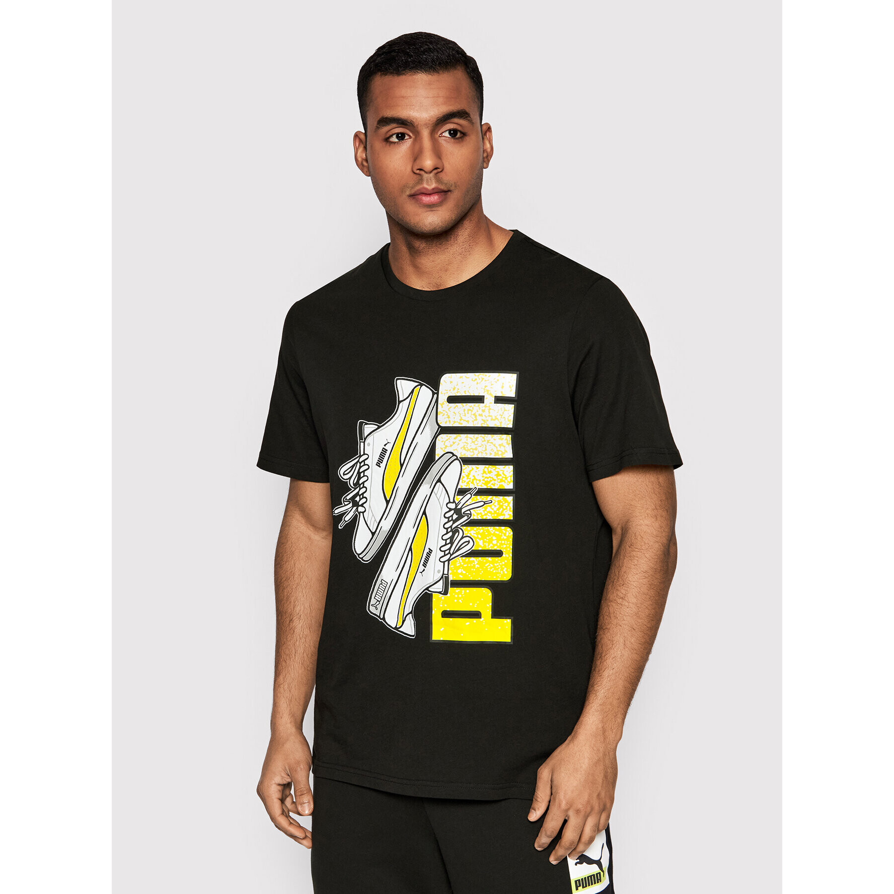 Puma T-Shirt Sneaker Graphic 848567 Černá Regular Fit - Pepit.cz