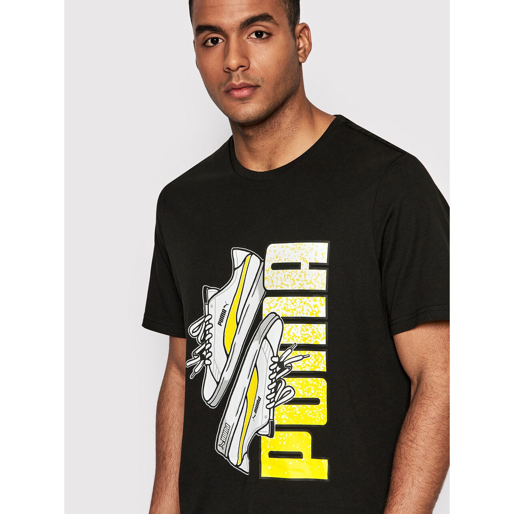 Puma T-Shirt Sneaker Graphic 848567 Černá Regular Fit - Pepit.cz