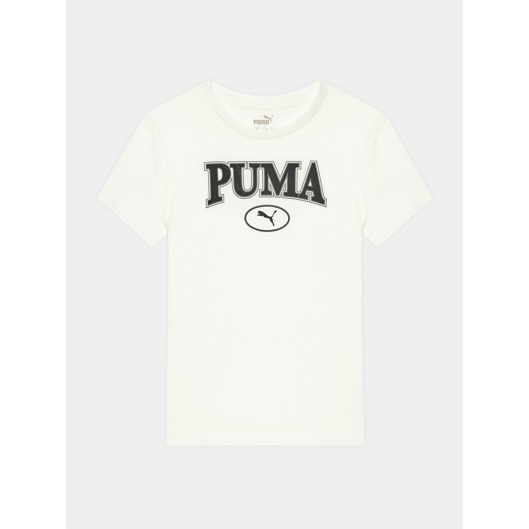 Puma T-Shirt Squad 676441 Écru Regular Fit - Pepit.cz