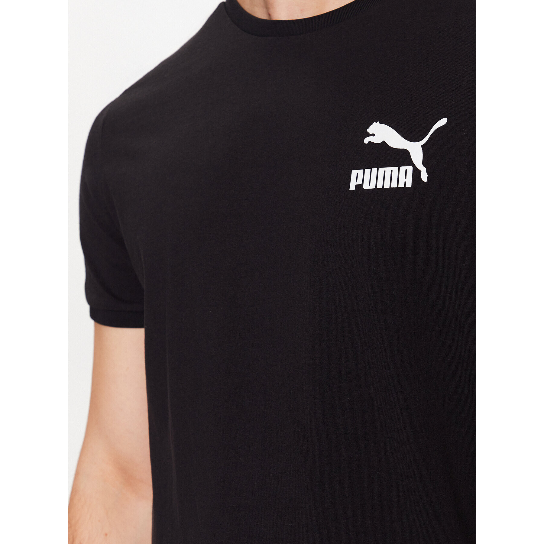 Puma T-Shirt T7 Iconic 538204 Černá Slim Fit - Pepit.cz