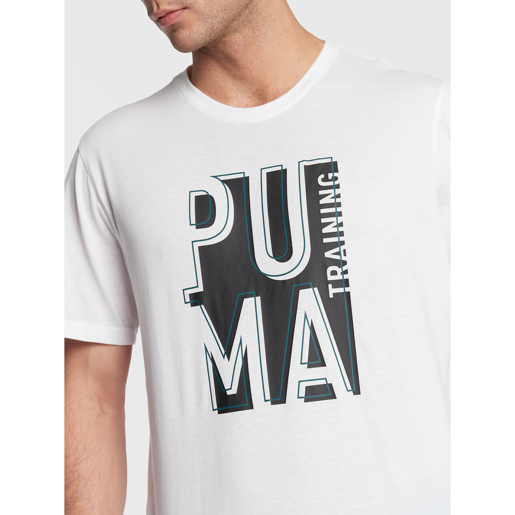 Puma T-Shirt Training Ss 522497 Bílá Regular Fit - Pepit.cz