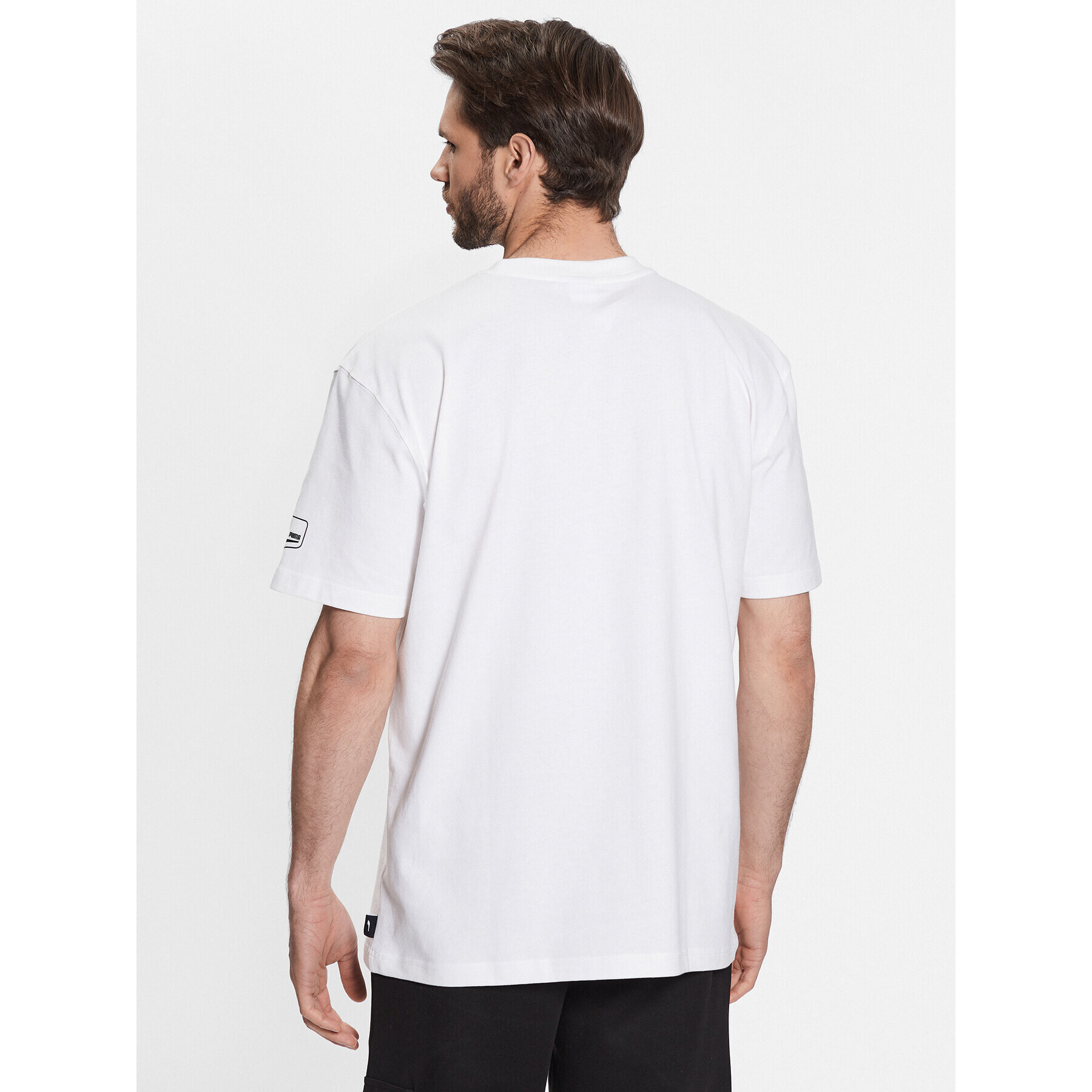 Puma T-Shirt Uptown Stick To It 539158 Bílá Regular Fit - Pepit.cz