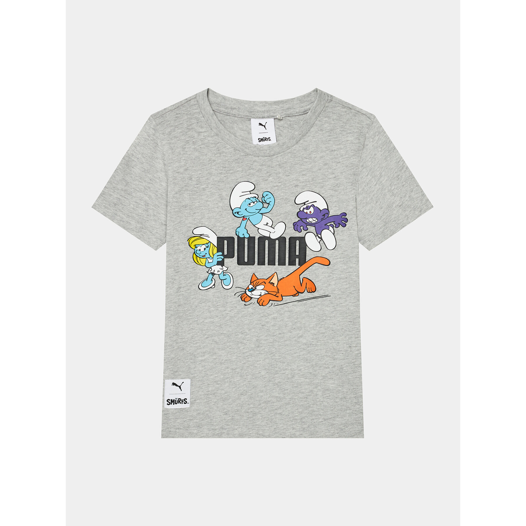 Puma T-Shirt X The Smurfs 622981 Šedá Regular Fit - Pepit.cz