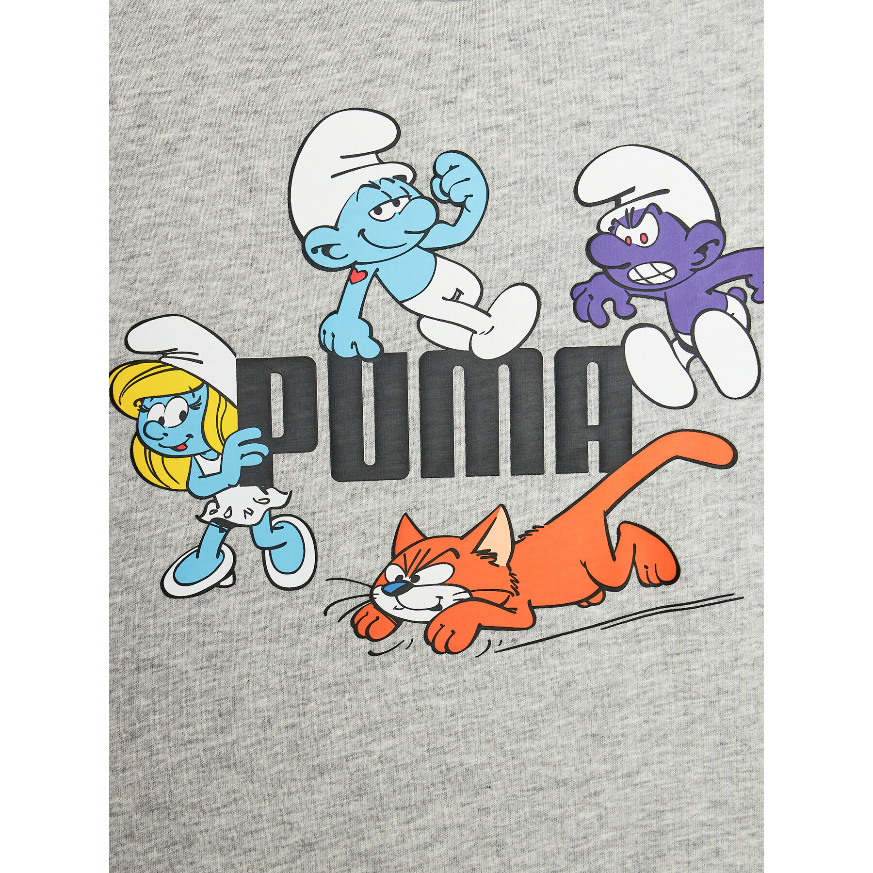 Puma T-Shirt X The Smurfs 622981 Šedá Regular Fit - Pepit.cz