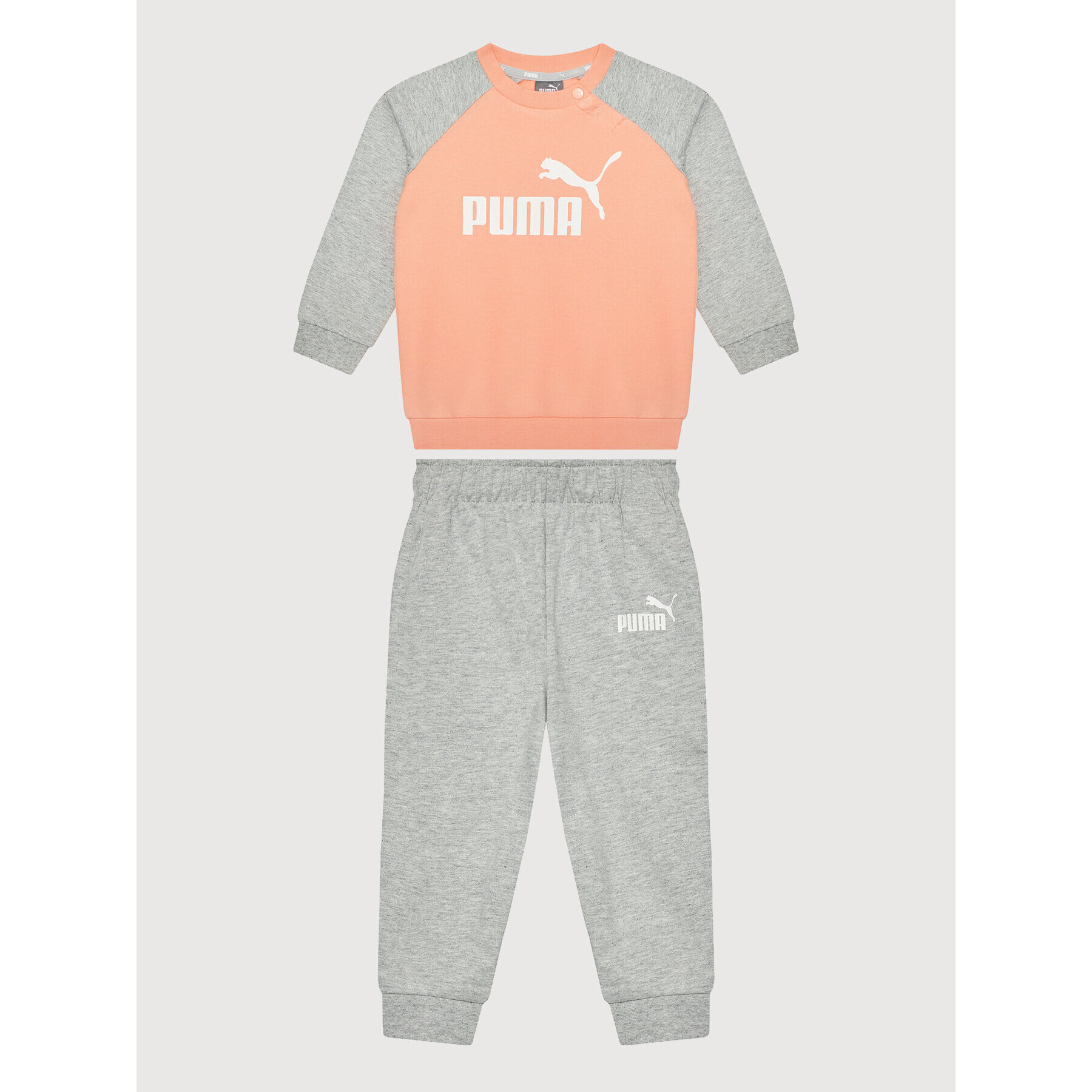 Puma Tepláková souprava Minicats Ess Raglan Jogger 584861 Oranžová Regular Fit - Pepit.cz