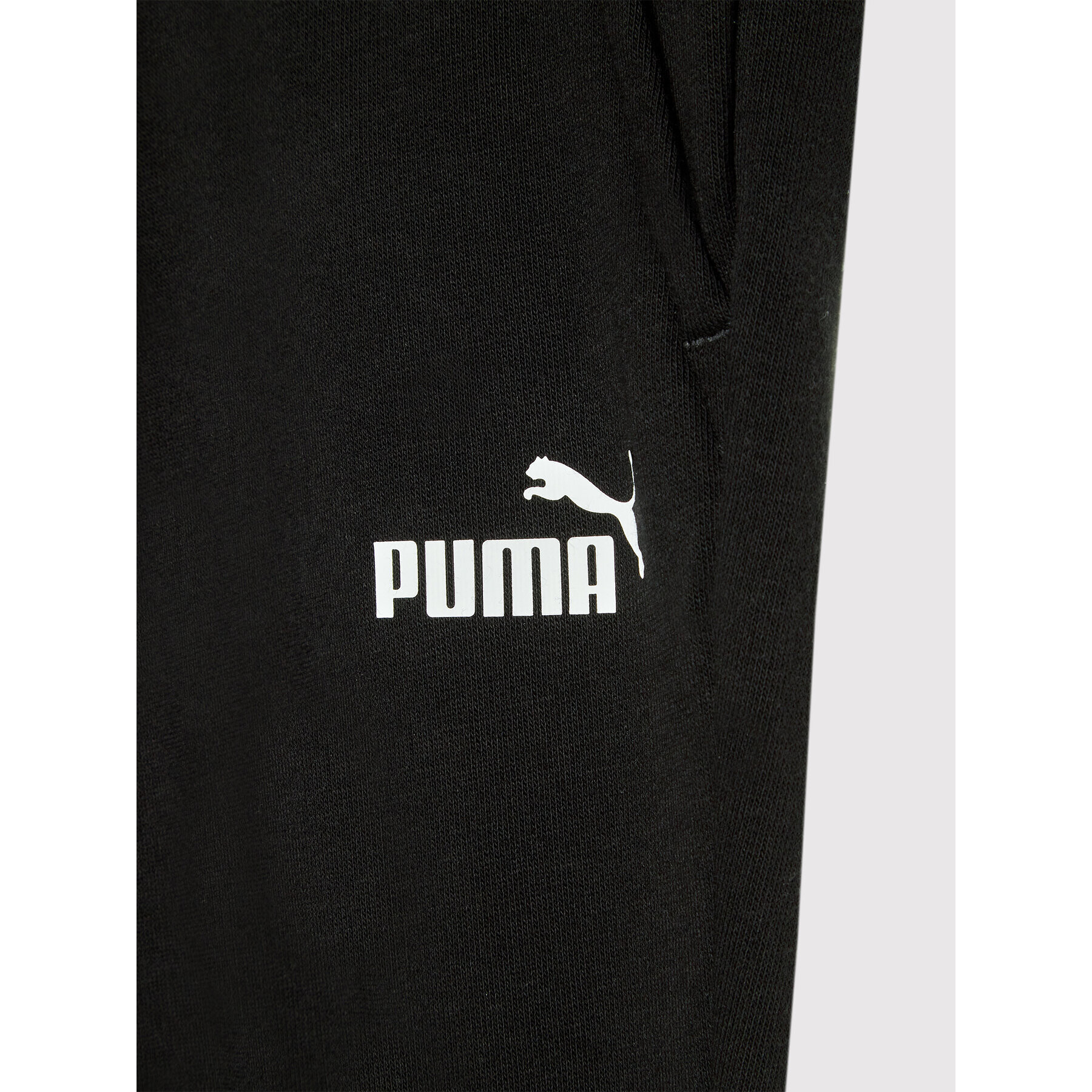 Puma Teplákové kalhoty Essential Logo 586974 Černá Regular Fit - Pepit.cz