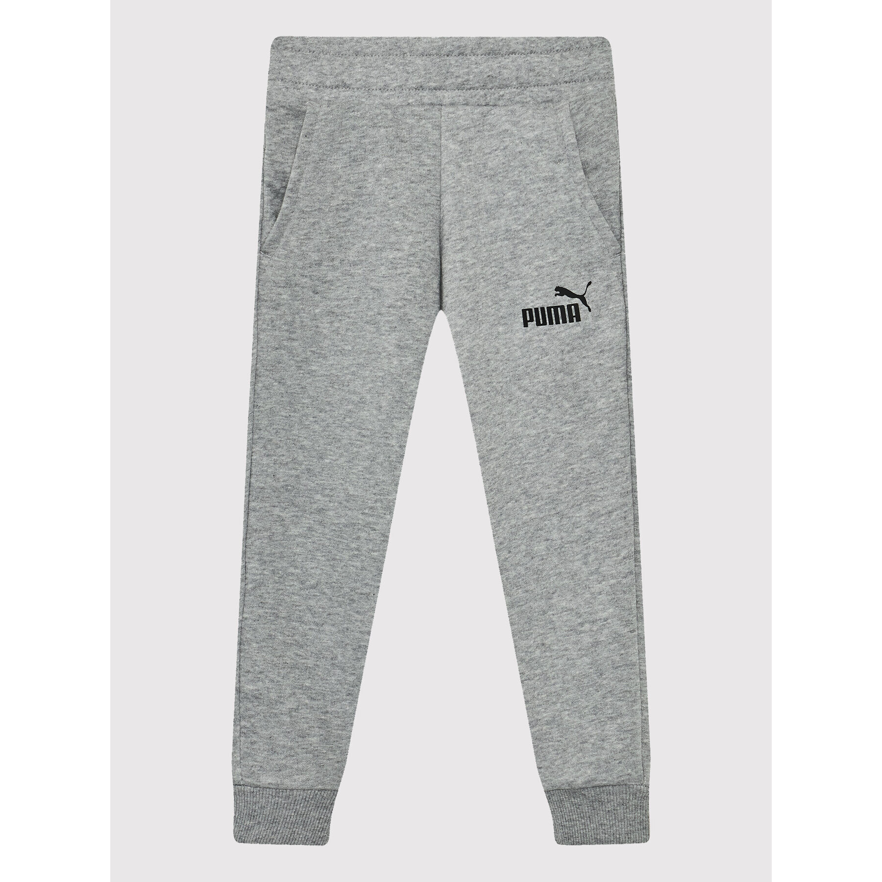 Puma Teplákové kalhoty Essential Logo 586974 Šedá Regular Fit - Pepit.cz