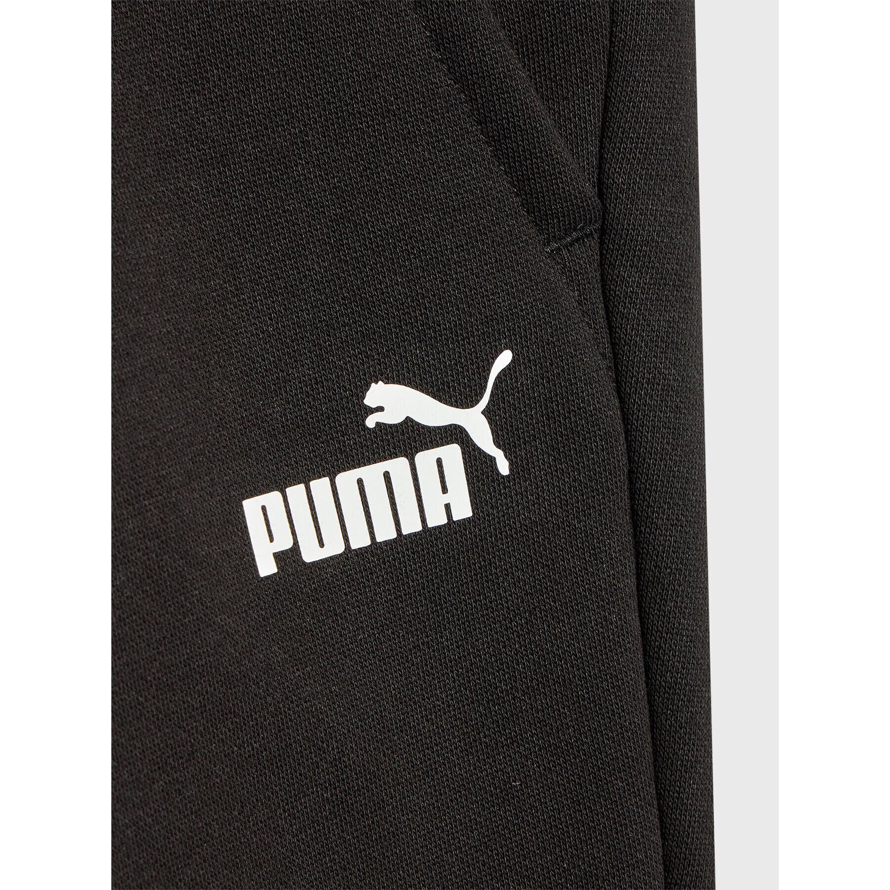 Puma Teplákové kalhoty Essentials Logo 586973 Černá Regular Fit - Pepit.cz