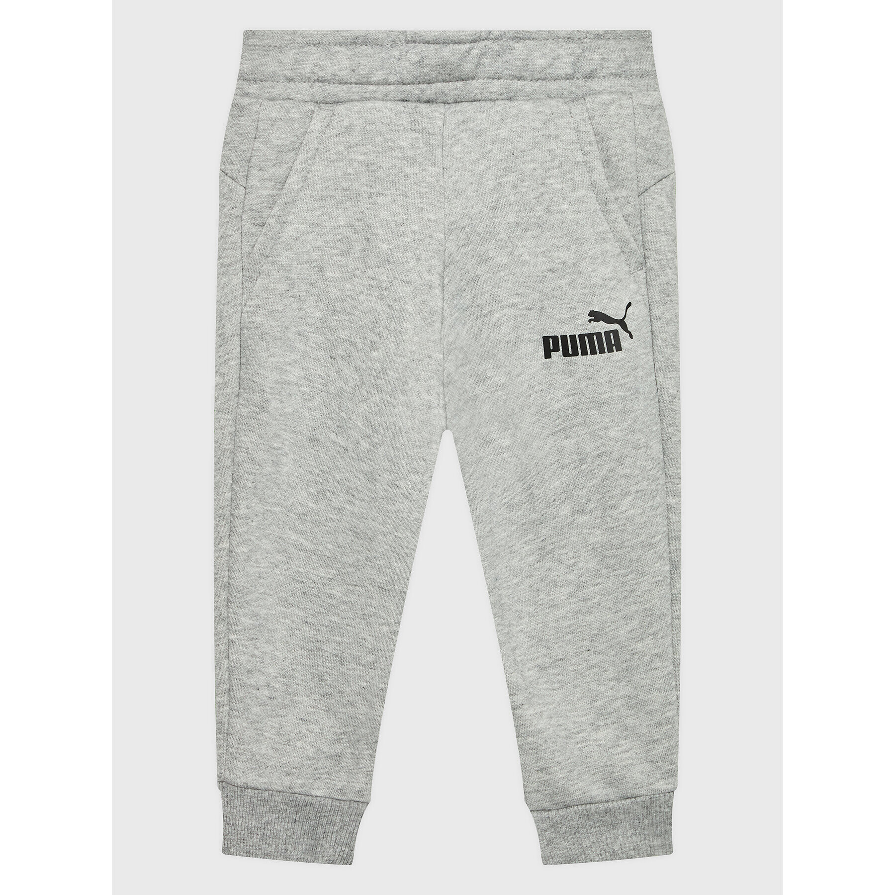 Puma Teplákové kalhoty Essentials Logo 586973 Šedá Regular Fit - Pepit.cz