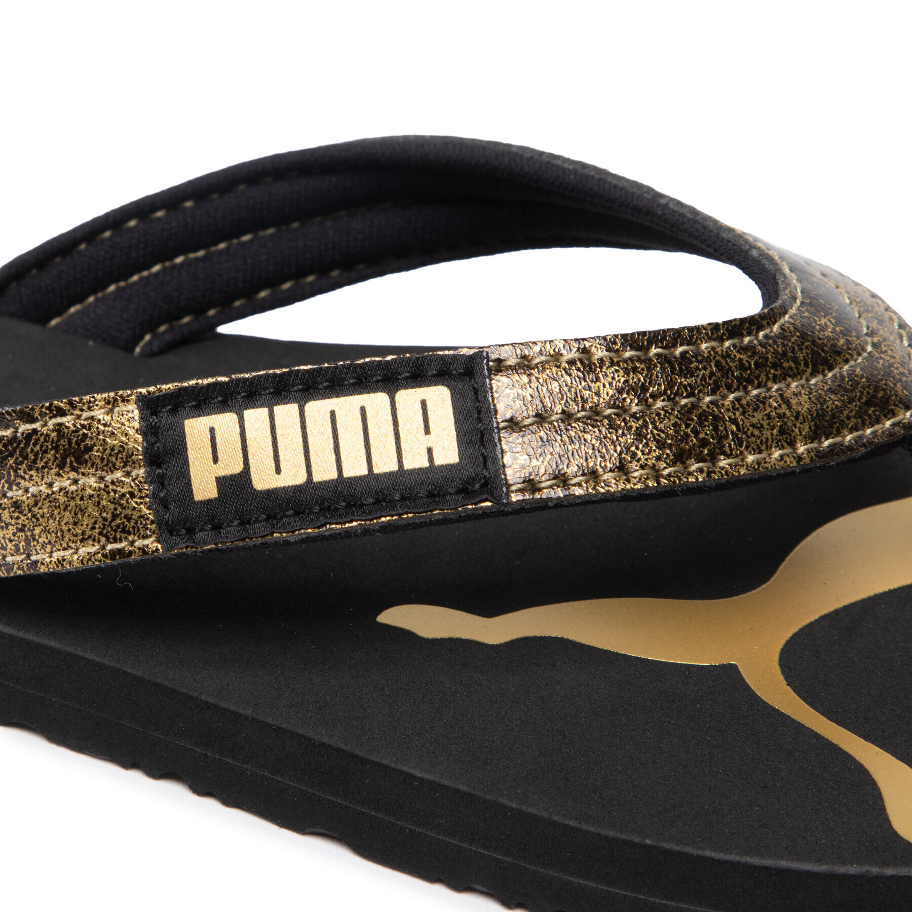 Puma Žabky Cozy Flip Wns Stardust 384115 01 Zlatá - Pepit.cz