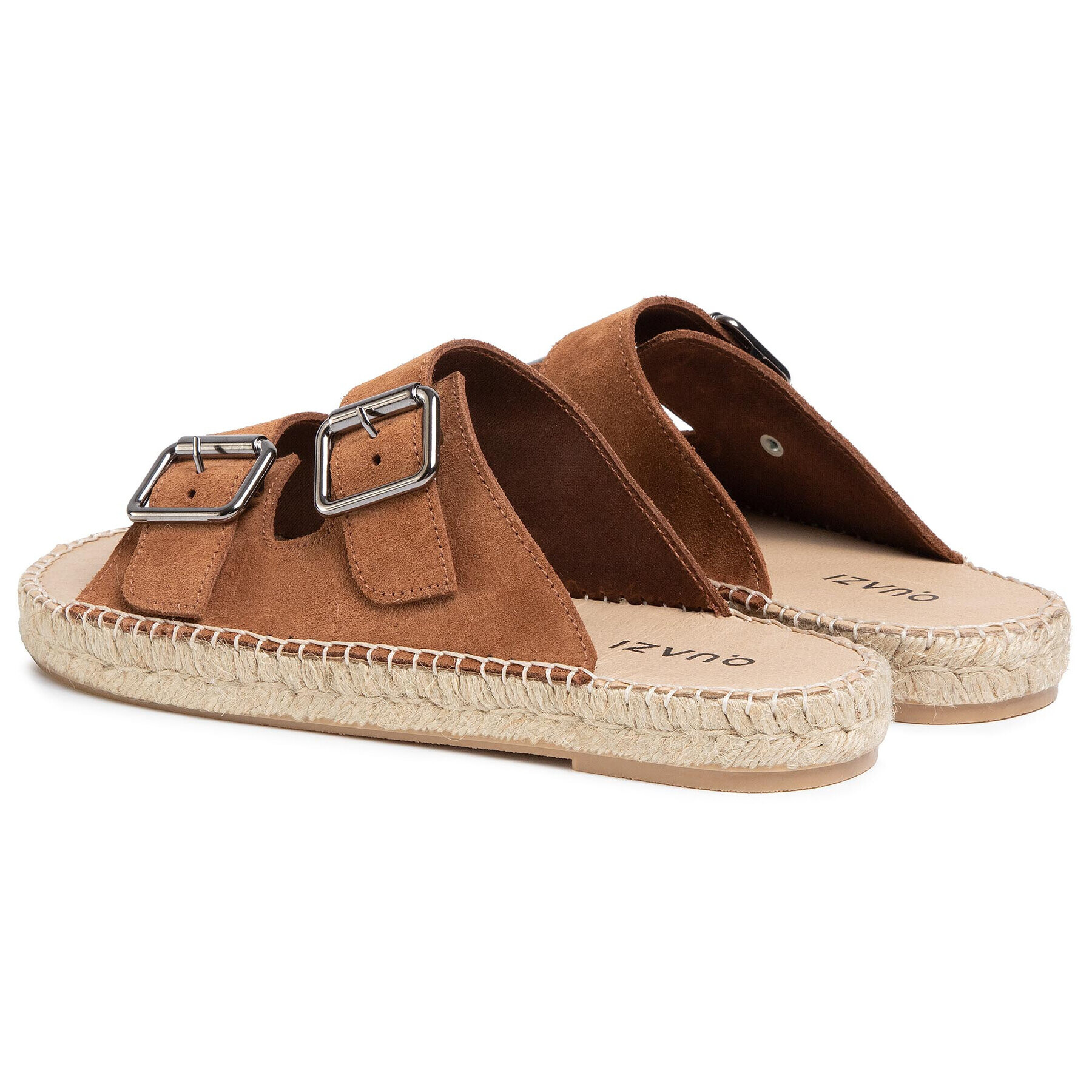 QUAZI Espadrilky QZ-63-04-000623 Hnědá - Pepit.cz