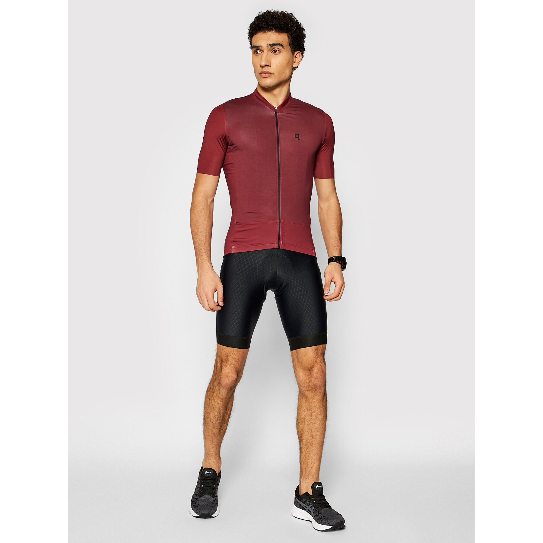 Quest Cyklistické tričko Adventure Bordó Slim Fit - Pepit.cz