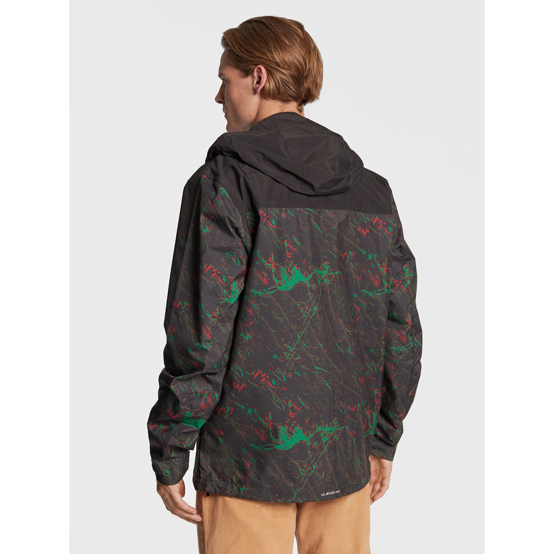 Quiksilver Bunda pro přechodné období Lizard Heads EQYJK03819 Černá Regular Fit - Pepit.cz