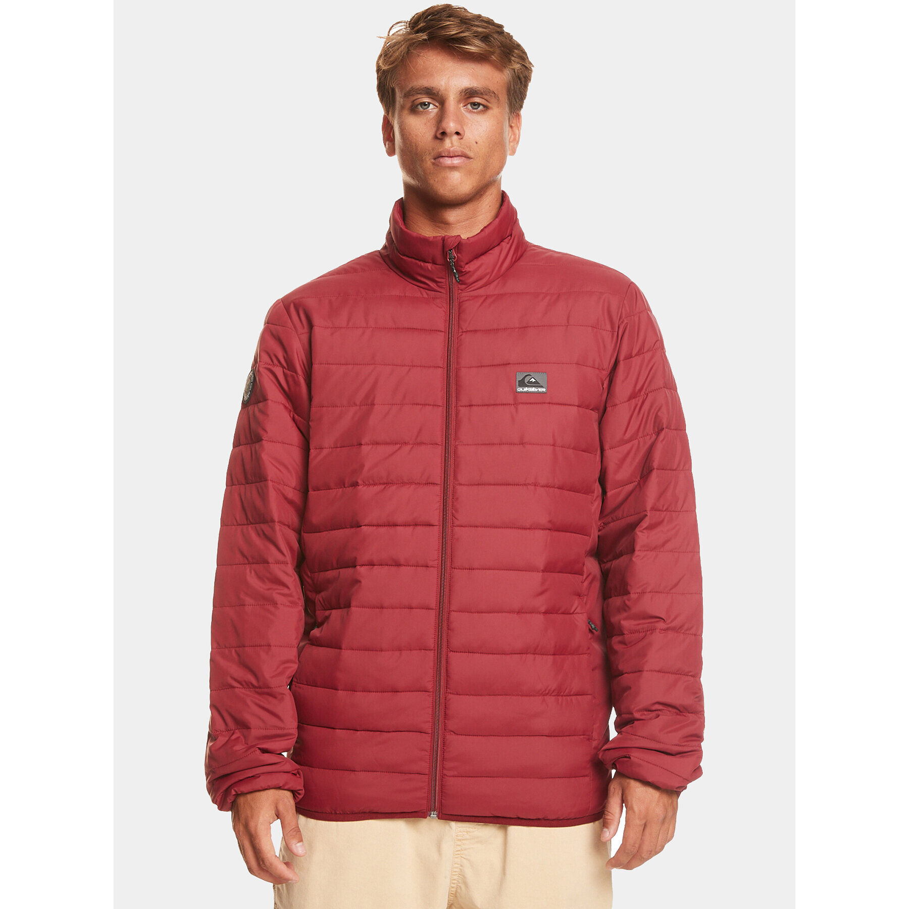 Quiksilver Bunda pro přechodné období Scaly Fz Jckt EQYJK04007 Červená Regular Fit - Pepit.cz