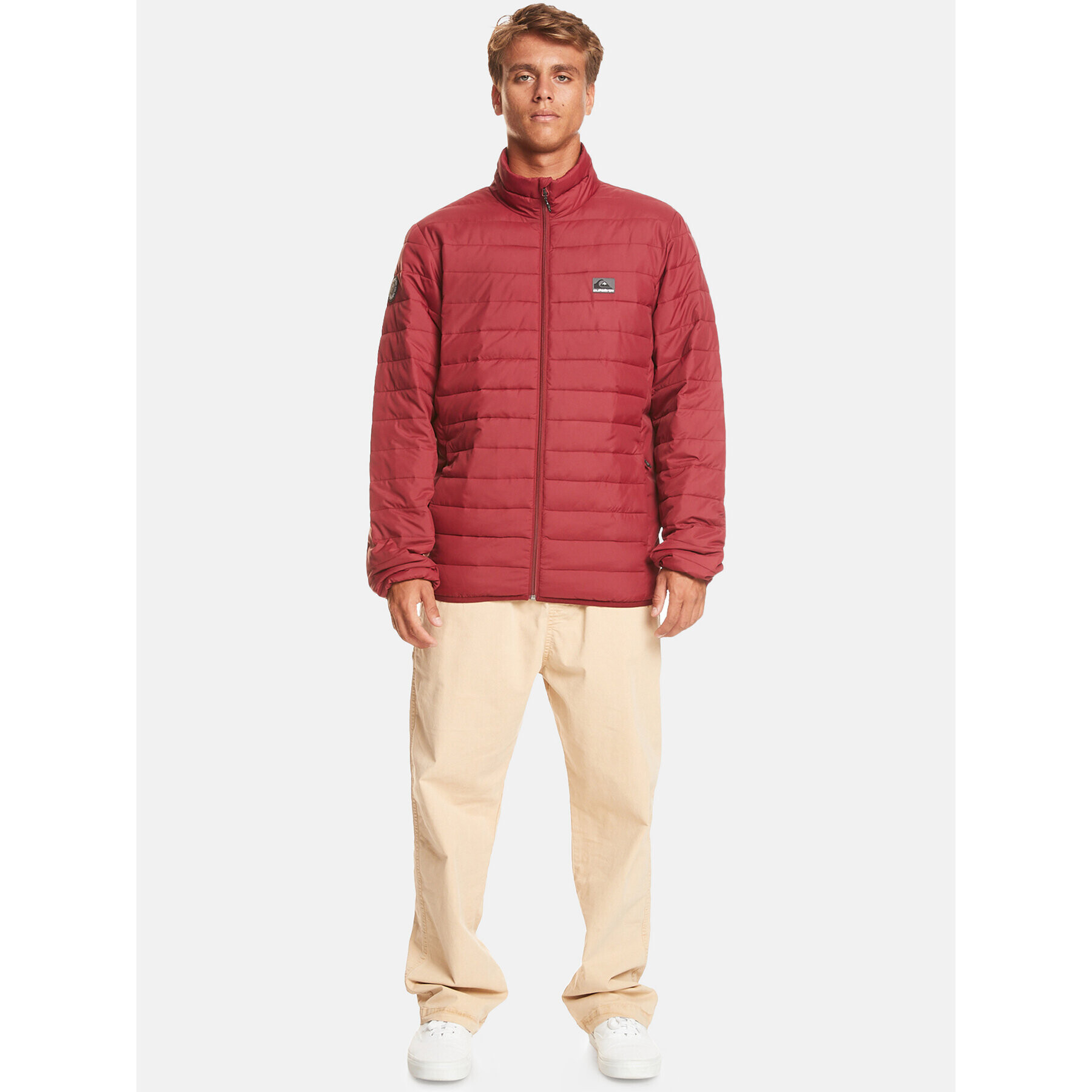 Quiksilver Bunda pro přechodné období Scaly Fz Jckt EQYJK04007 Červená Regular Fit - Pepit.cz