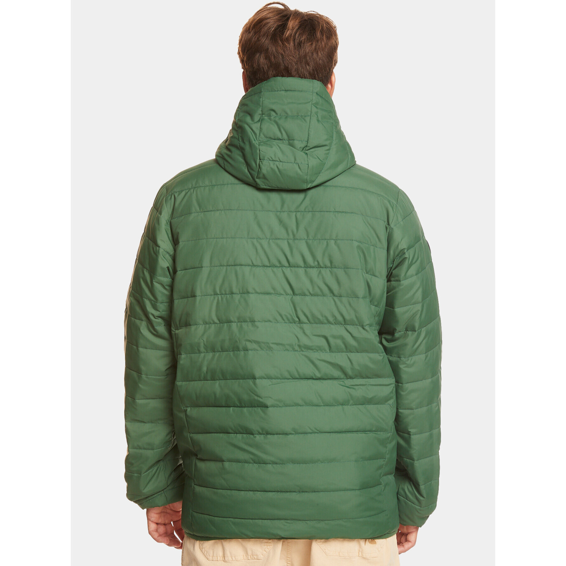 Quiksilver Bunda pro přechodné období Scaly Hood Jckt EQYJK04008 Zelená Regular Fit - Pepit.cz