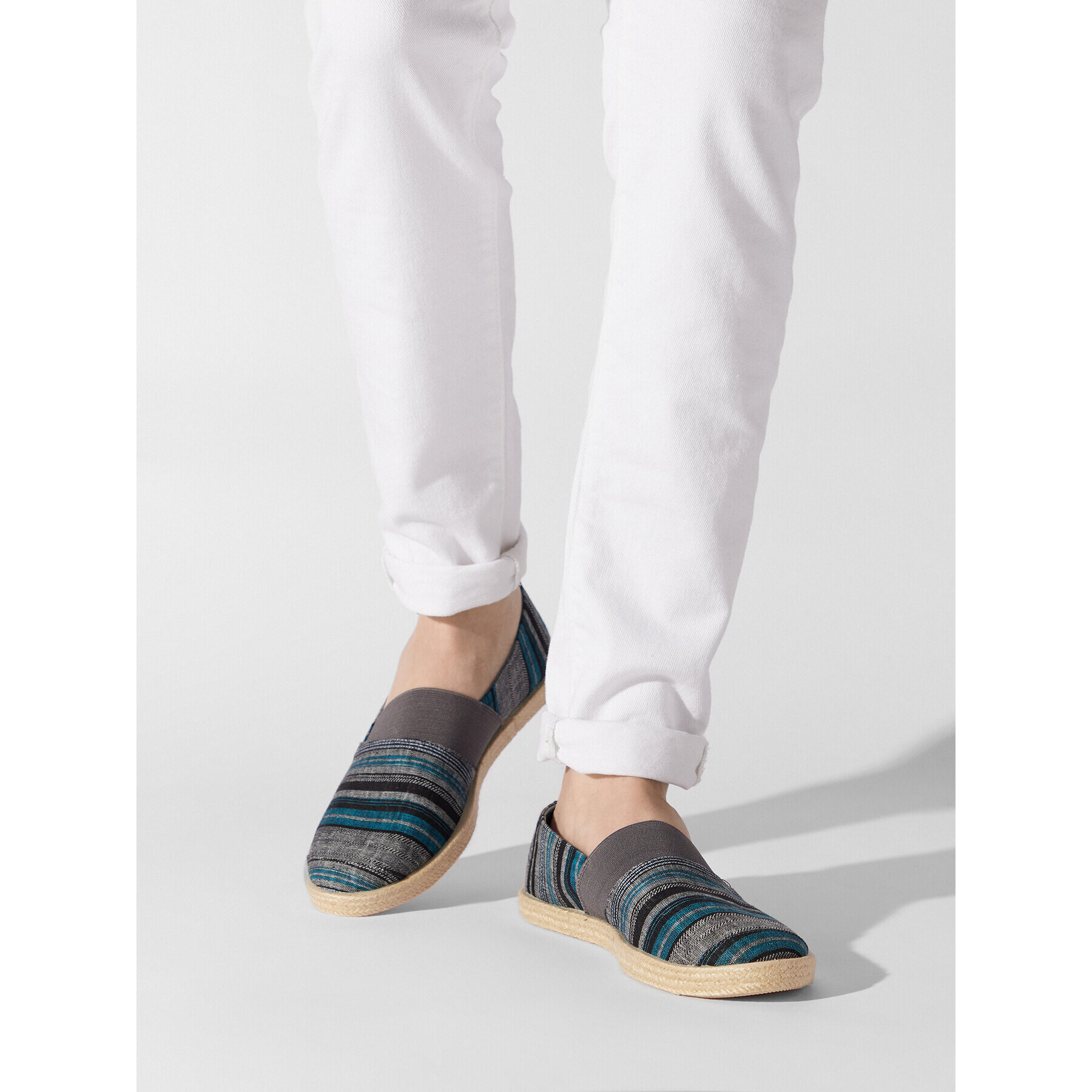 Quiksilver Espadrilky AQYS700053 Šedá - Pepit.cz