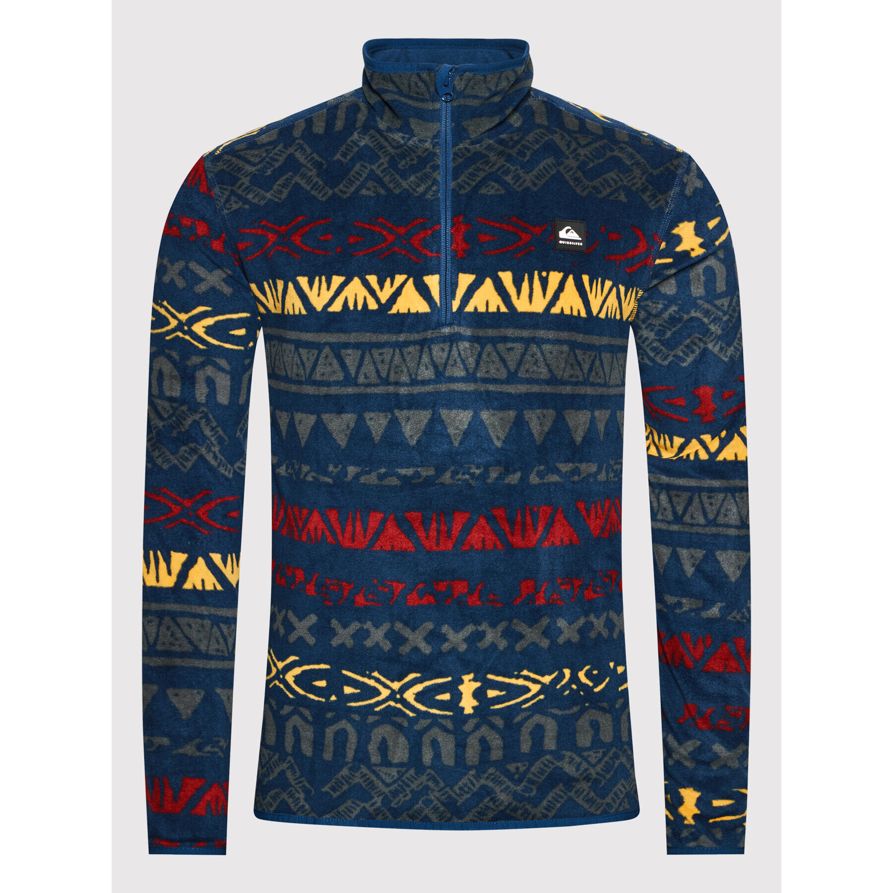 Quiksilver Fleecová mikina Aker EQYFT04376 Tmavomodrá Regular Fit - Pepit.cz