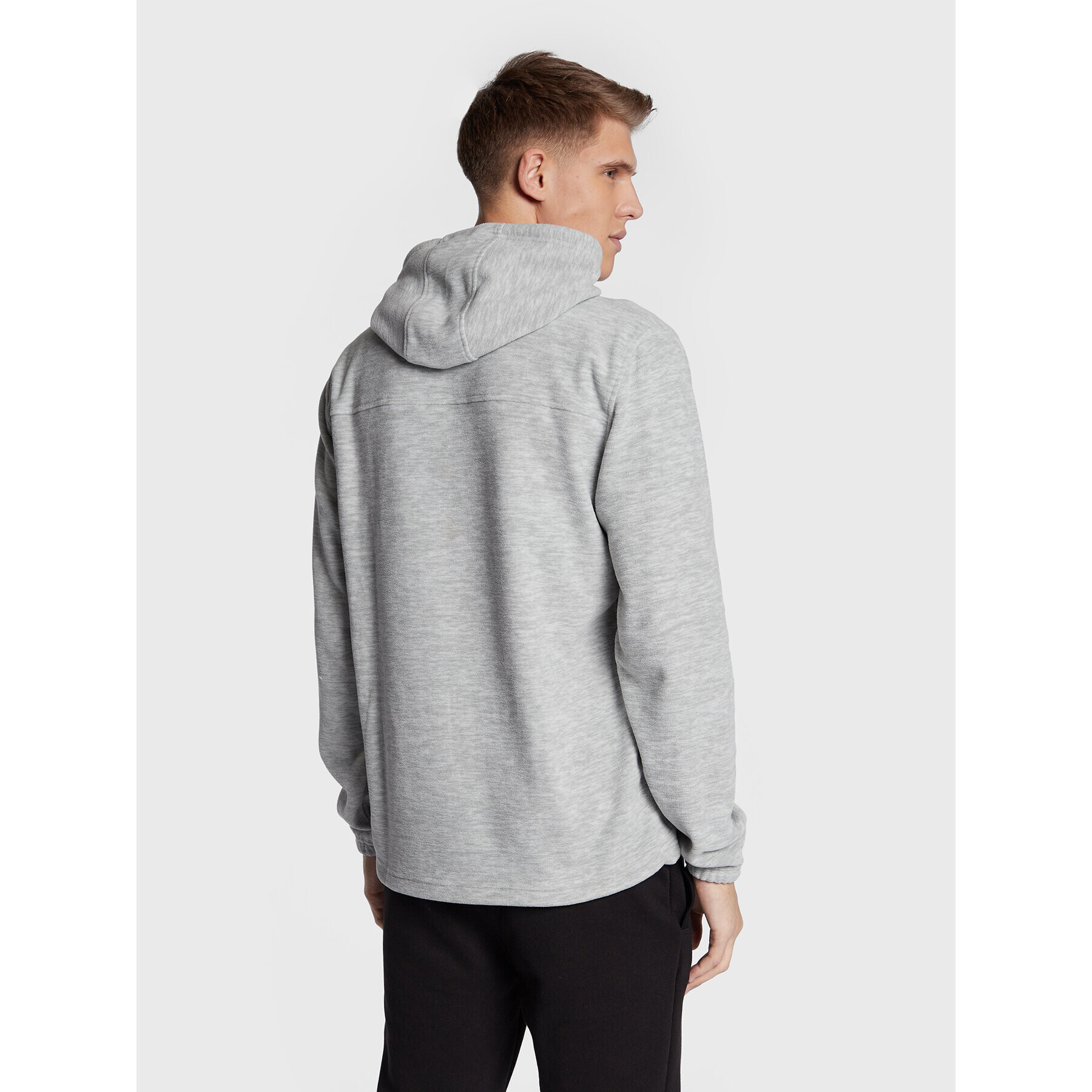 Quiksilver Fleecová mikina Essentials EQYFT04472 Šedá Regular Fit - Pepit.cz