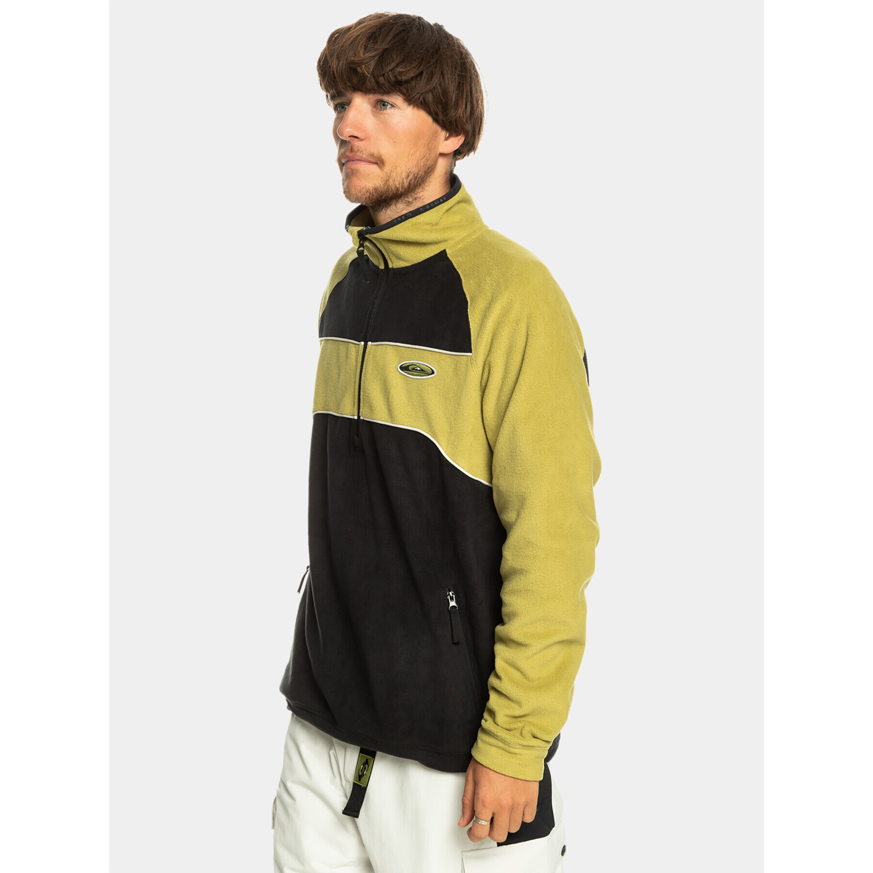 Quiksilver Fleecová mikina Powder Chaser H Otlr EQYFT04782 Černá Regular Fit - Pepit.cz