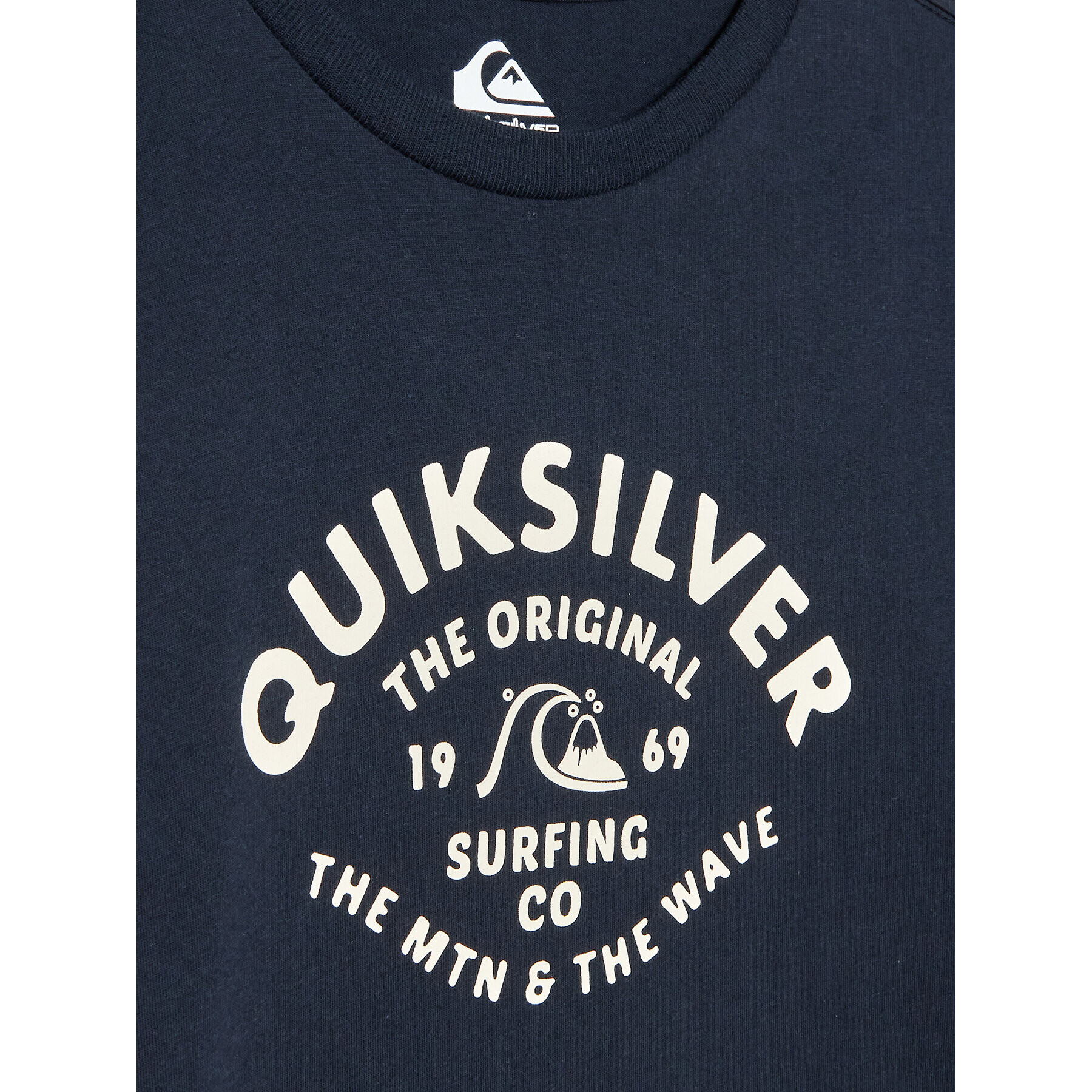 Quiksilver Halenka Script Talk EQBZT04514 Tmavomodrá Regular Fit - Pepit.cz