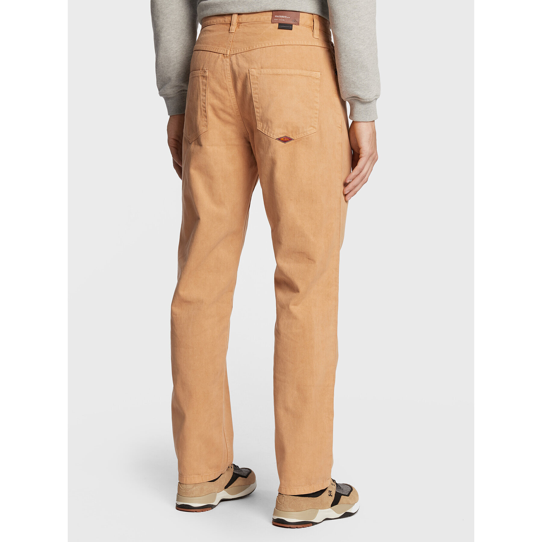 Quiksilver Jeansy Natural Dye EQYDP03450 Béžová Baggy Fit - Pepit.cz