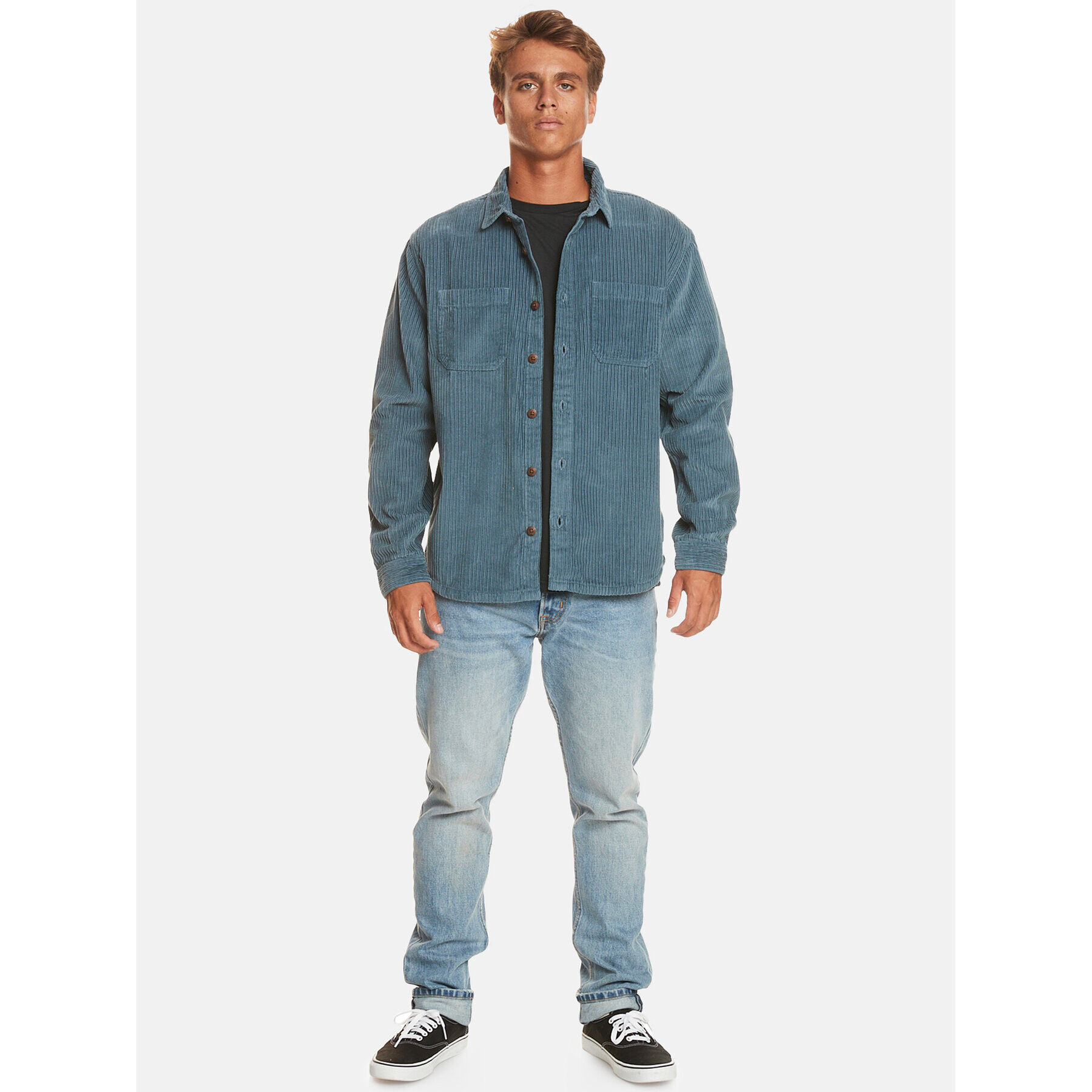 Quiksilver Košile Bogroy Wvtp EQYWT04516 Modrá Regular Fit - Pepit.cz