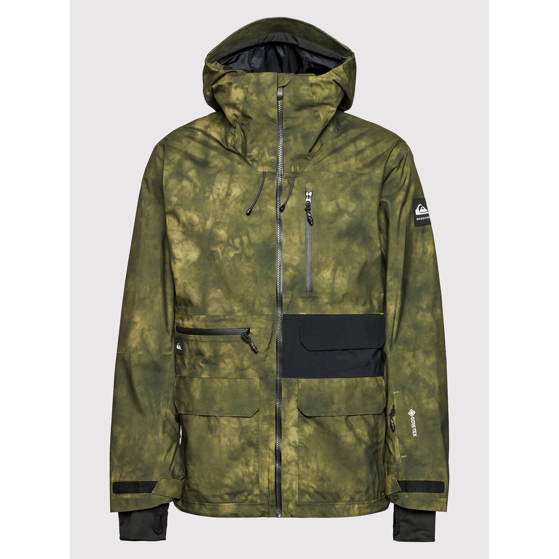 Quiksilver Lyžařská bunda Black Alder EQYTJ03320 Zelená Modern Fit - Pepit.cz