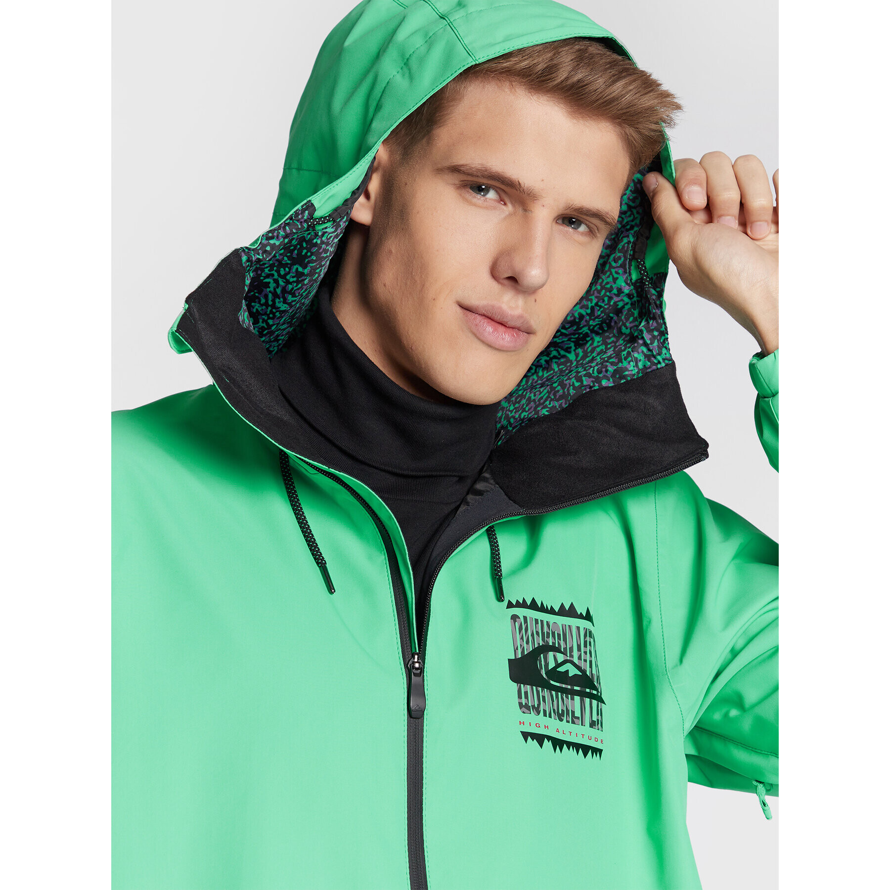 Quiksilver Lyžařská bunda EQYTJ03369 Zelená Regular Fit - Pepit.cz