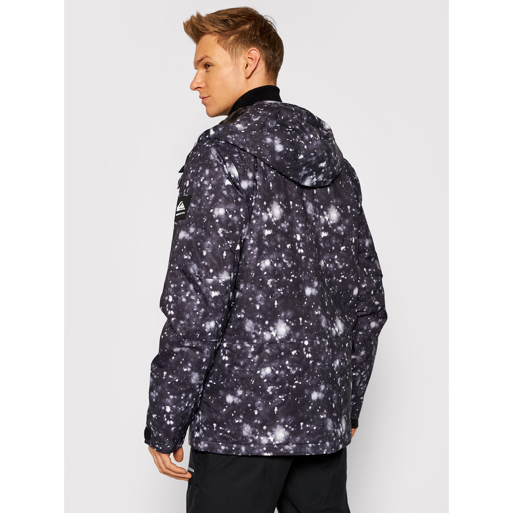 Quiksilver Lyžařská bunda Mission Printed EQYTJ03267 Černá Modern Fit - Pepit.cz