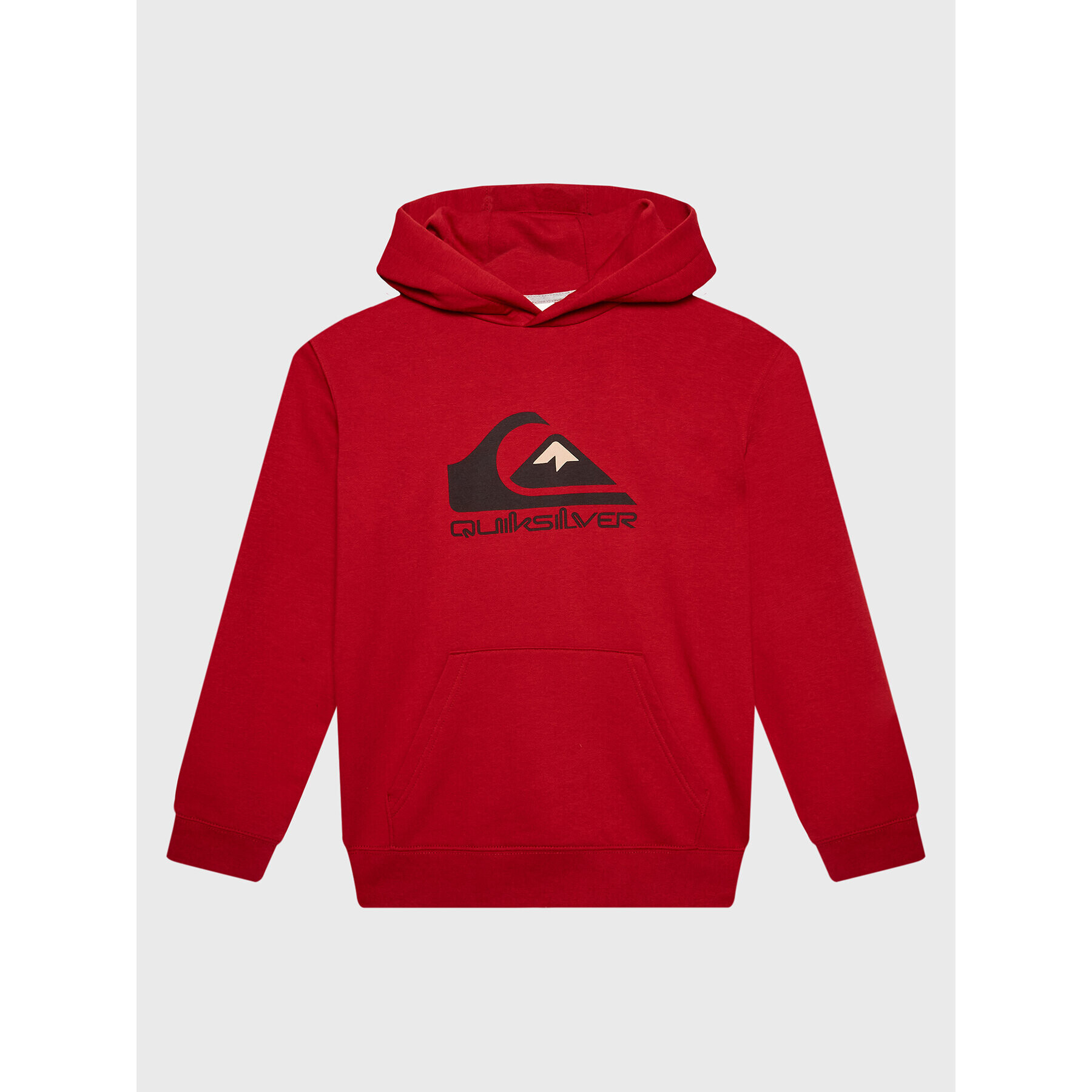 Quiksilver Mikina Big Logo Hoodie EQBFT03720 Červená Regular Fit - Pepit.cz